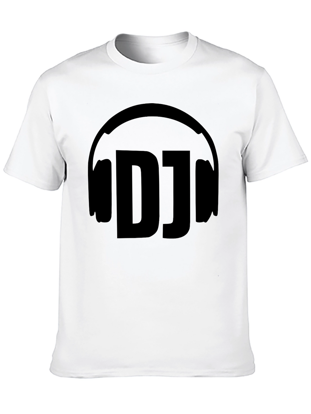 DJ Headphone Graphic Black T-Shirt