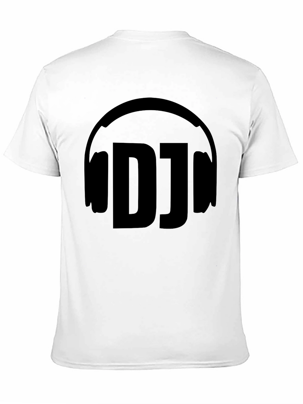 DJ Headphone Graphic Black T-Shirt