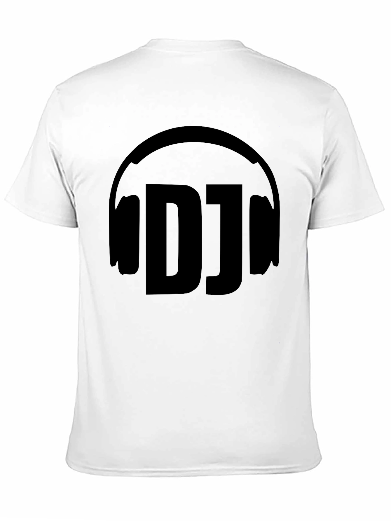 DJ Headphone Graphic Black T-Shirt