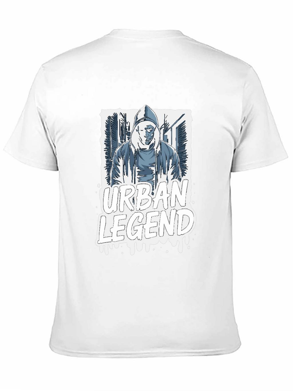 Urban Legend Graphic Print T-Shirt - Casual Wear