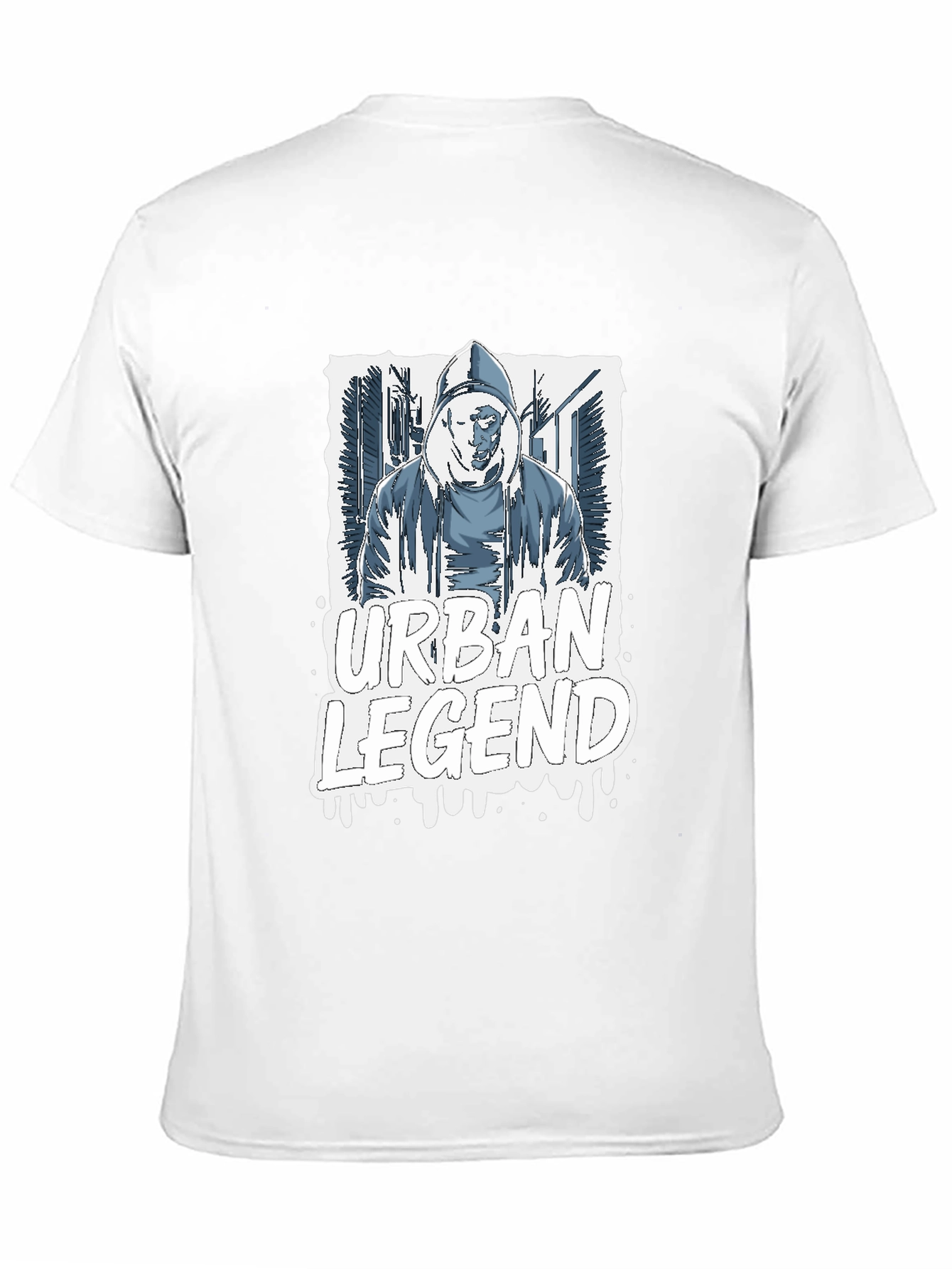 Urban Legend Graphic Print T-Shirt - Casual Wear