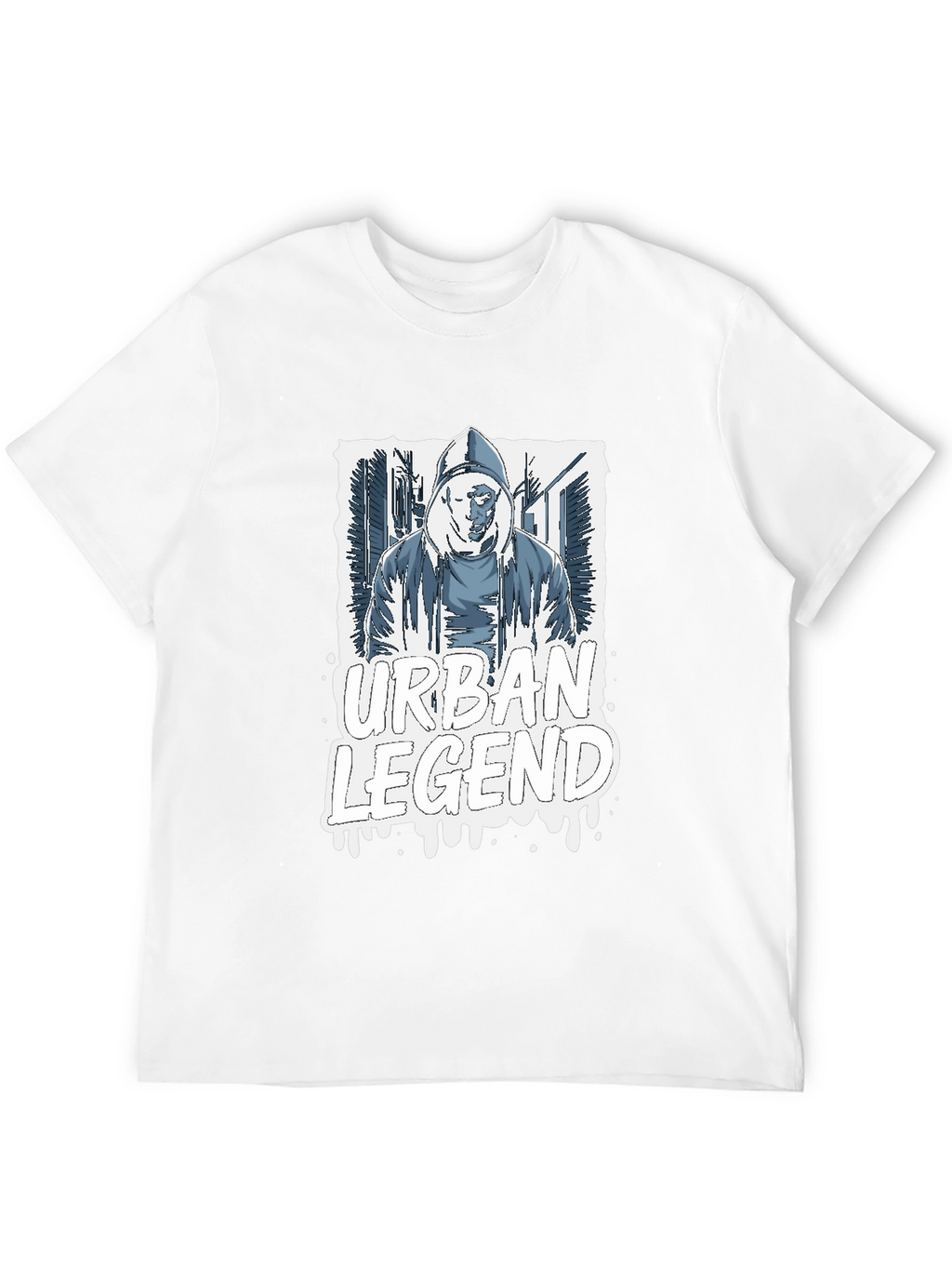 Urban Legend Graphic Print T-Shirt - Casual Wear