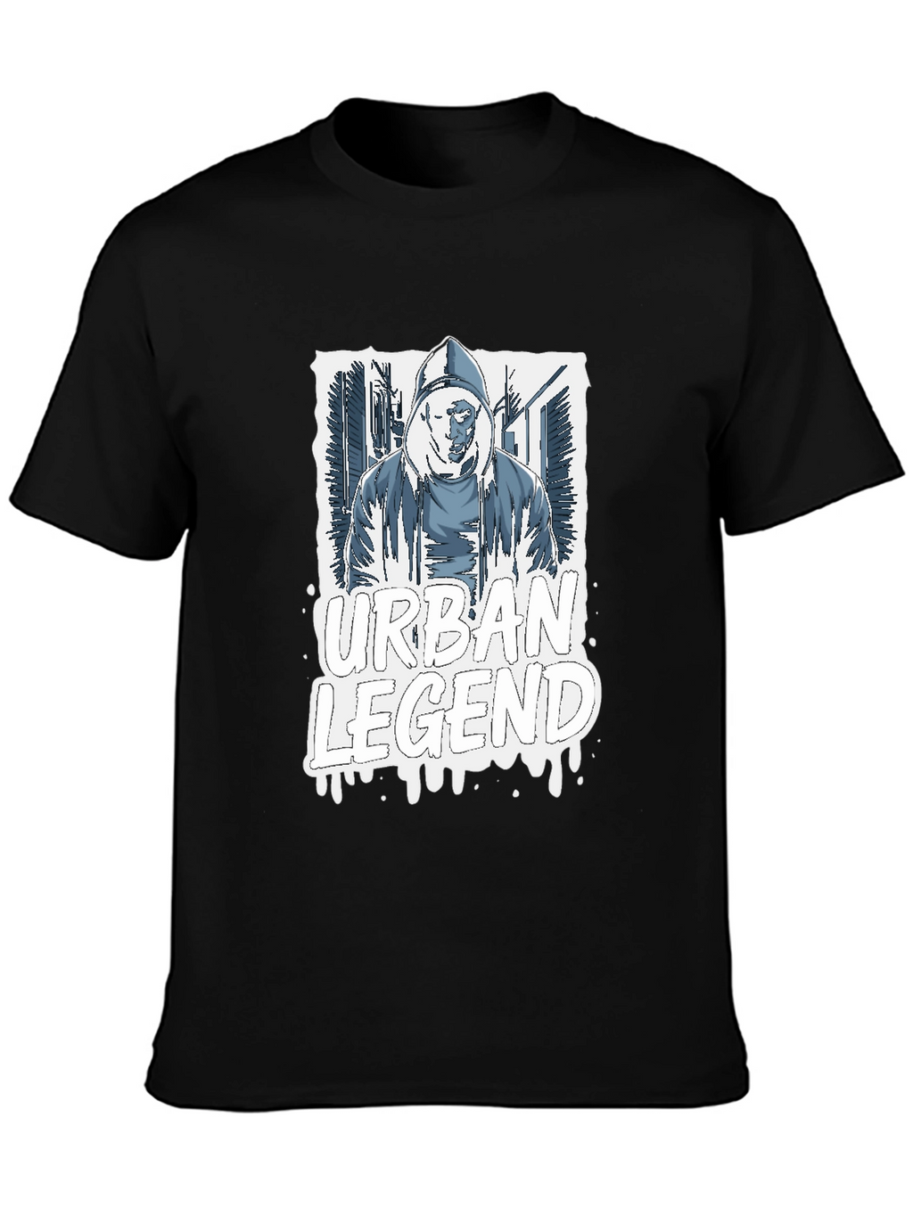 Urban Legend Graphic Print T-Shirt - Casual Wear
