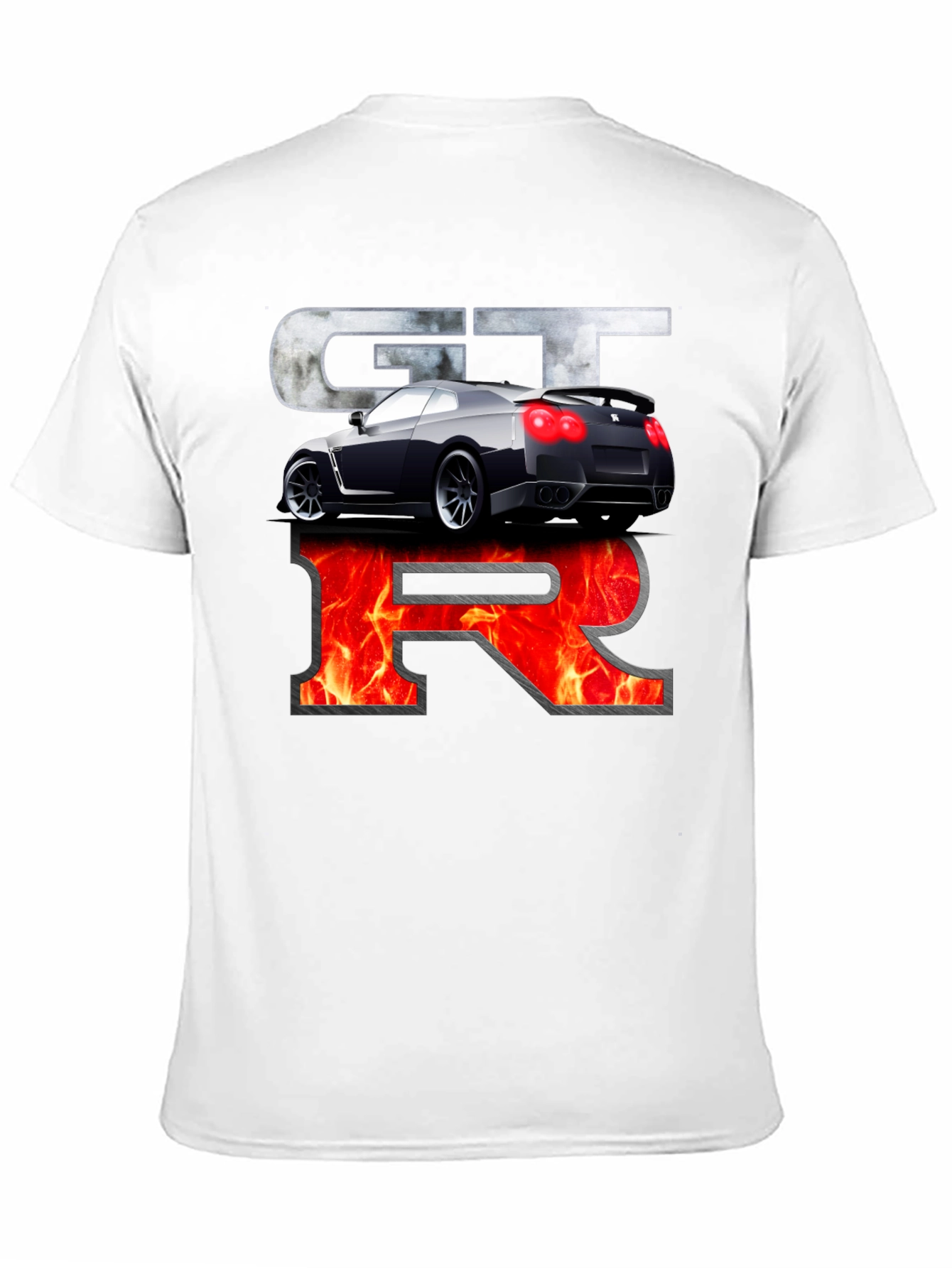 Nissan GTR Graphic Print Black T-Shirt