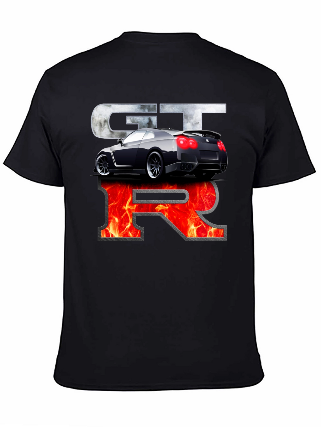Nissan GTR Graphic Print Black T-Shirt