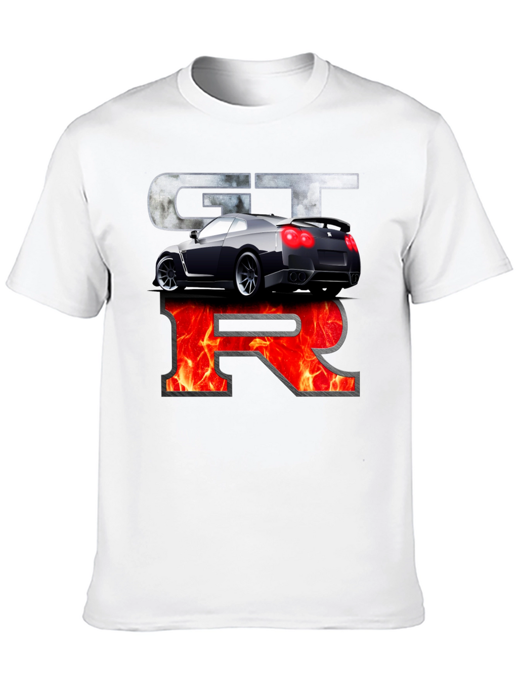 Nissan GTR Graphic Print Black T-Shirt