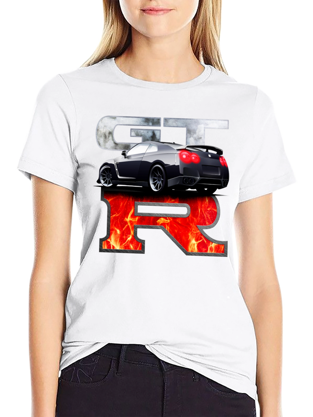 Nissan GTR Graphic Print Black T-Shirt