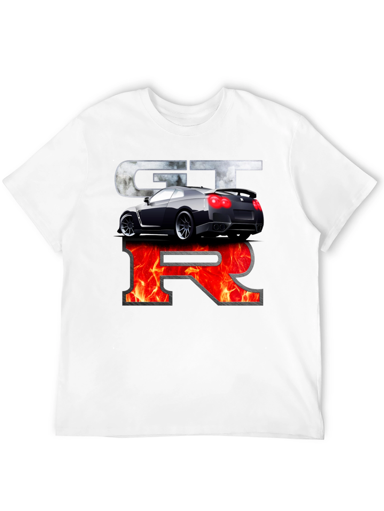 Nissan GTR Graphic Print Black T-Shirt