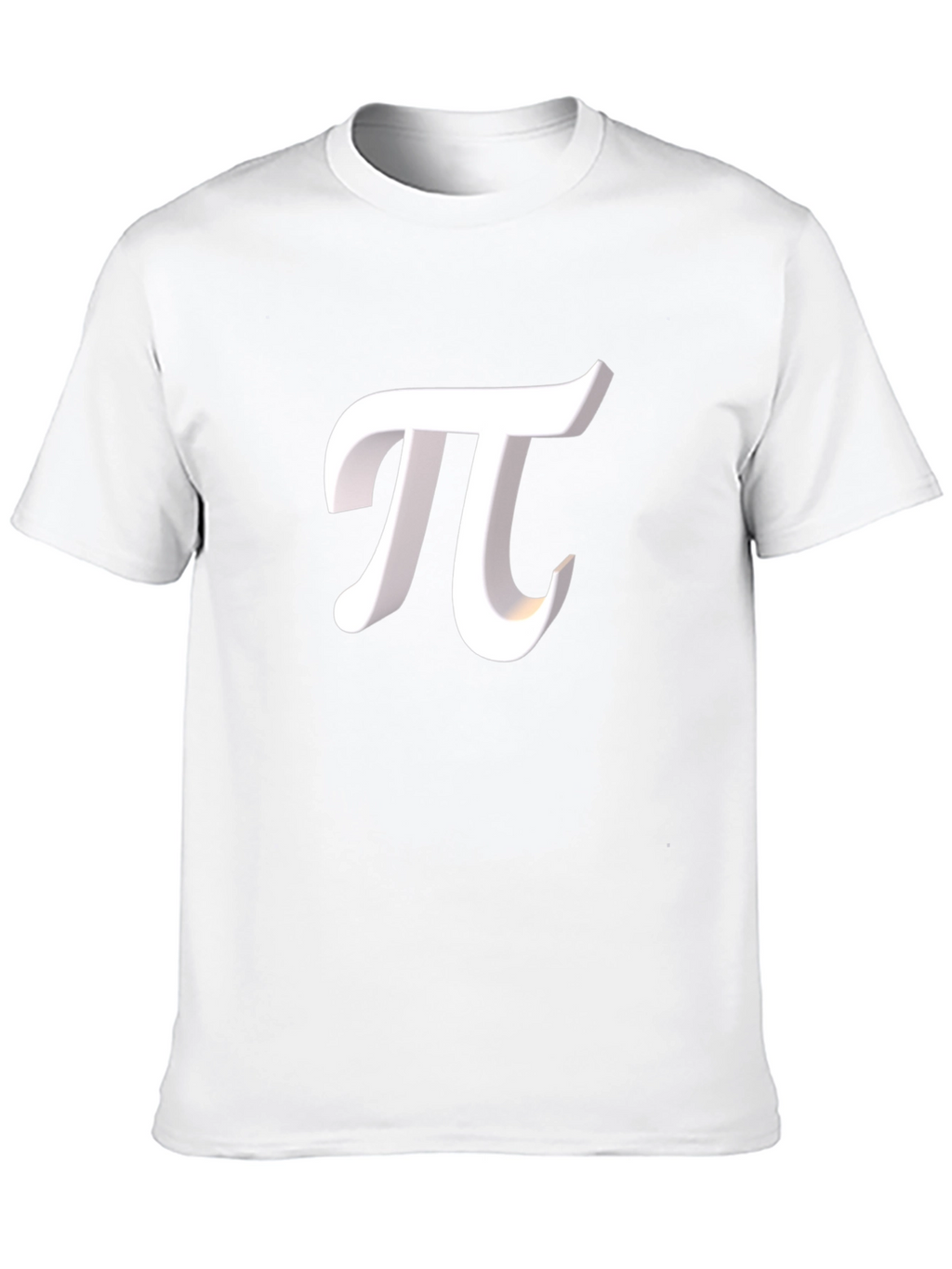 Pi Symbol Graphic Tee - Black Cotton Blend