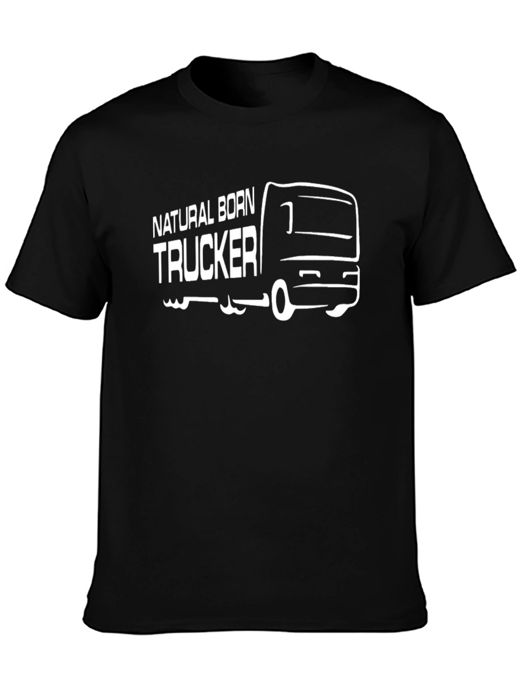 Natural Born Trucker Black Graphic Tee