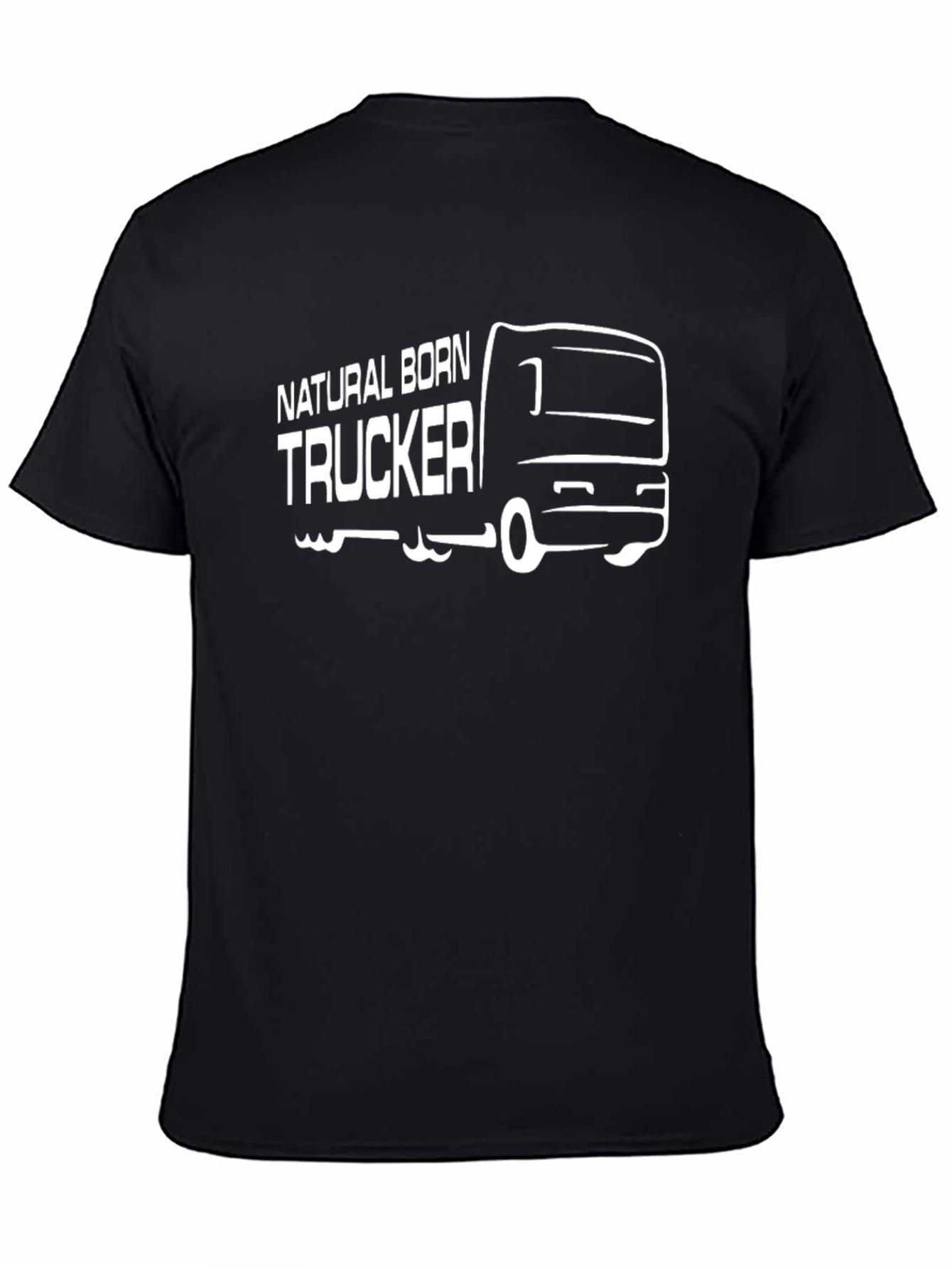 Natural Born Trucker Black Graphic Tee