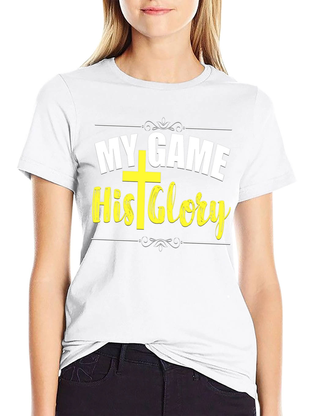 My Game His Glory Christian T-Shirt