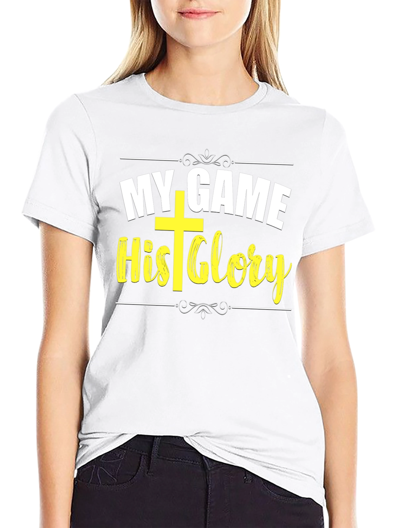 My Game His Glory Christian T-Shirt