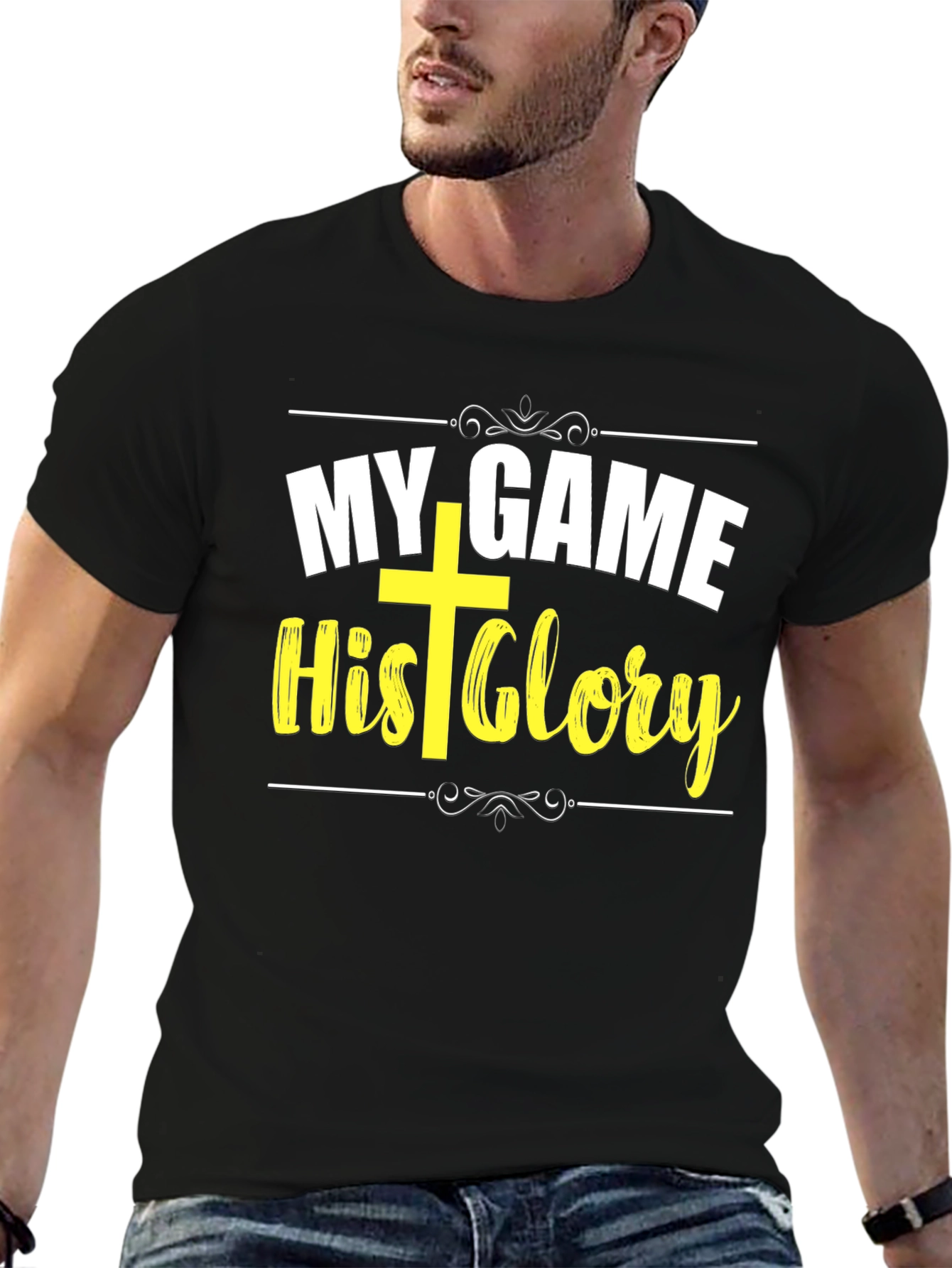 My Game His Glory Christian T-Shirt