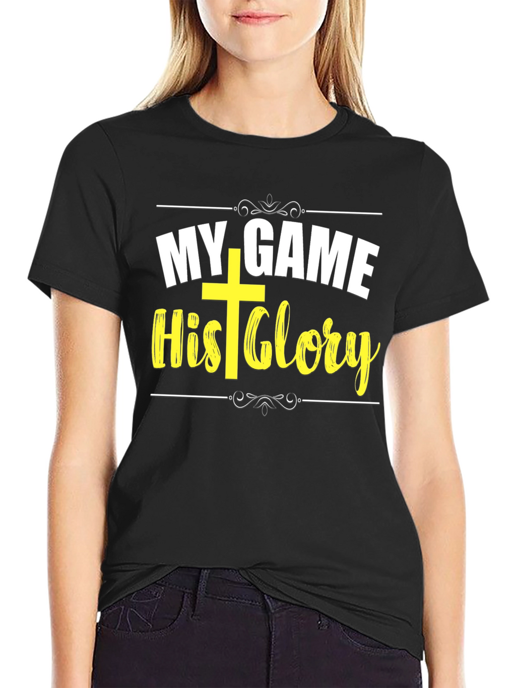 My Game His Glory Christian T-Shirt