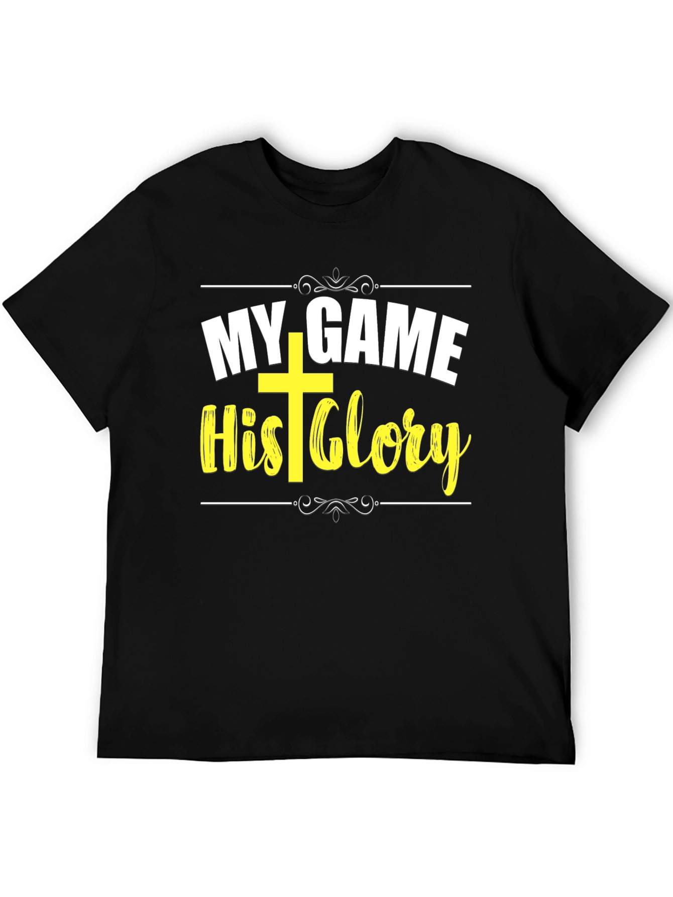 My Game His Glory Christian T-Shirt