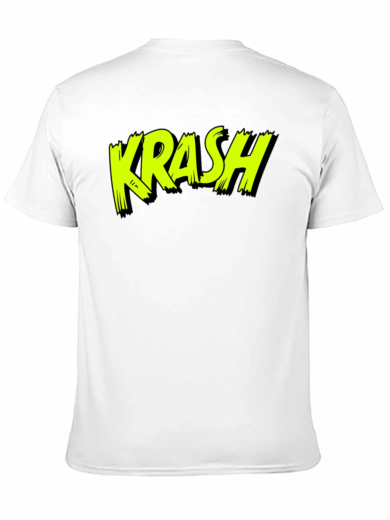 Krash Graphic Tee - Bold Neon Style
