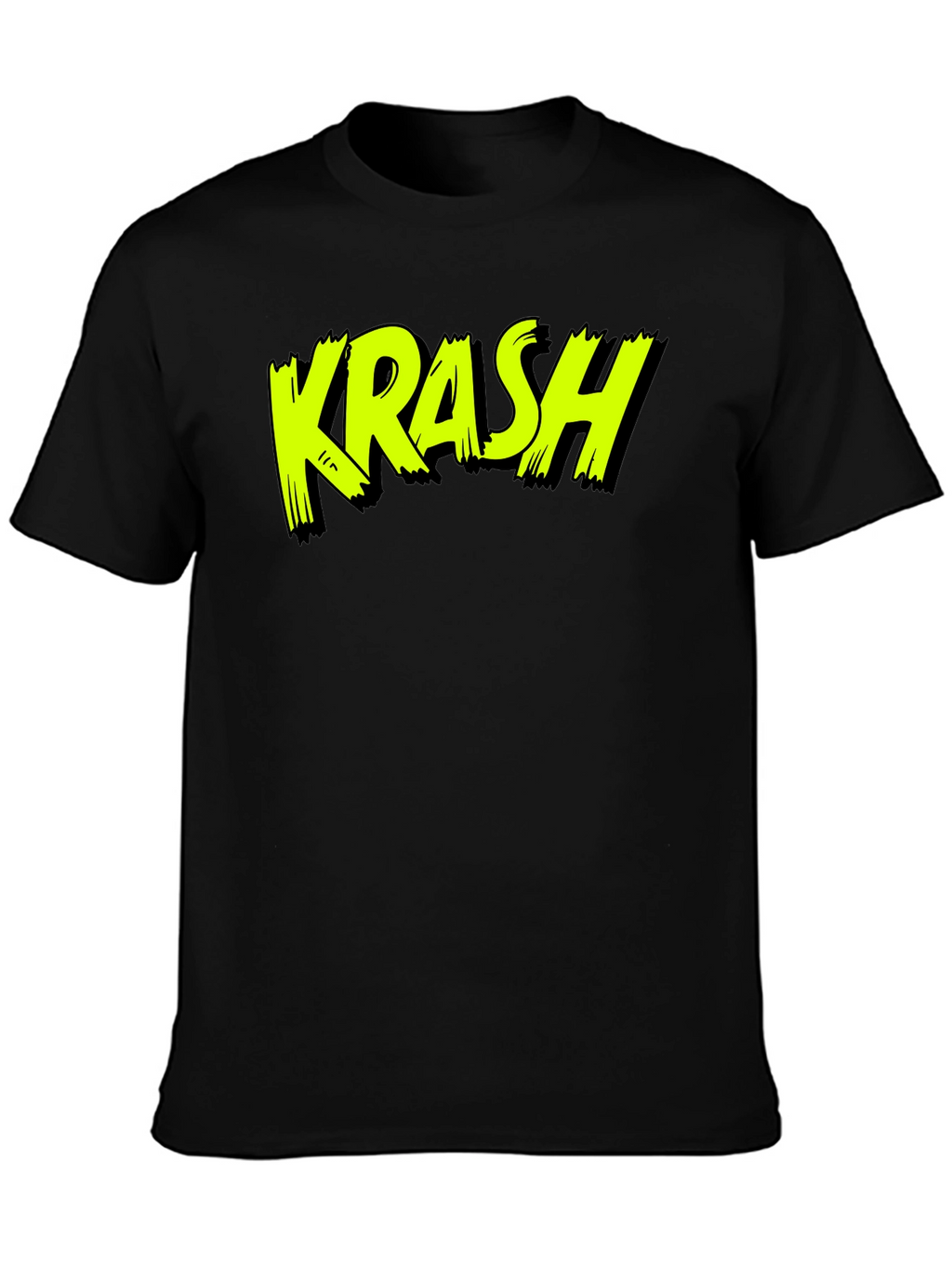 Krash Graphic Tee - Bold Neon Style