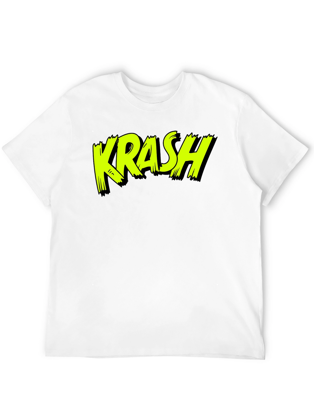 Krash Graphic Tee - Bold Neon Style
