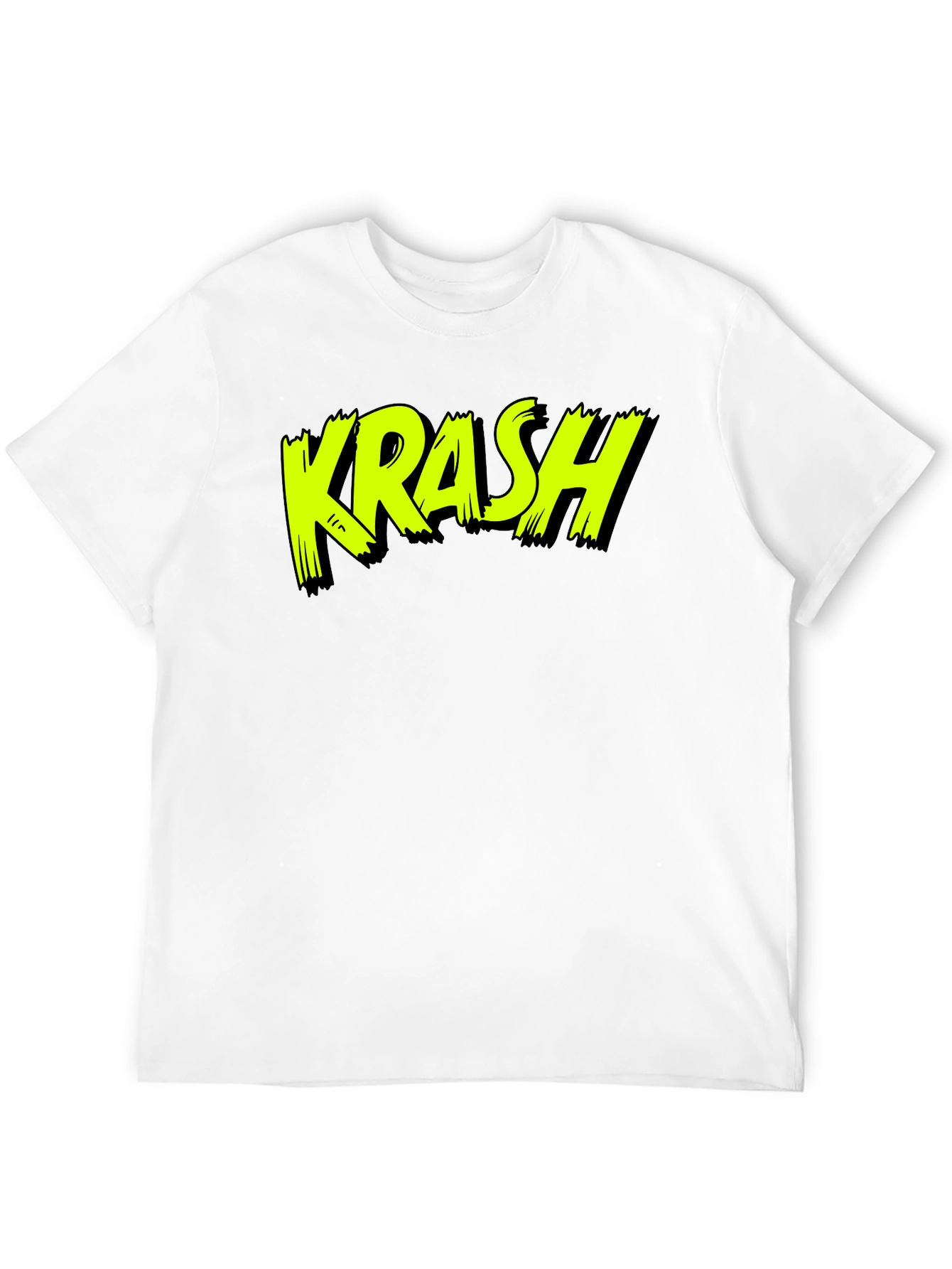 Krash Graphic Tee - Bold Neon Style