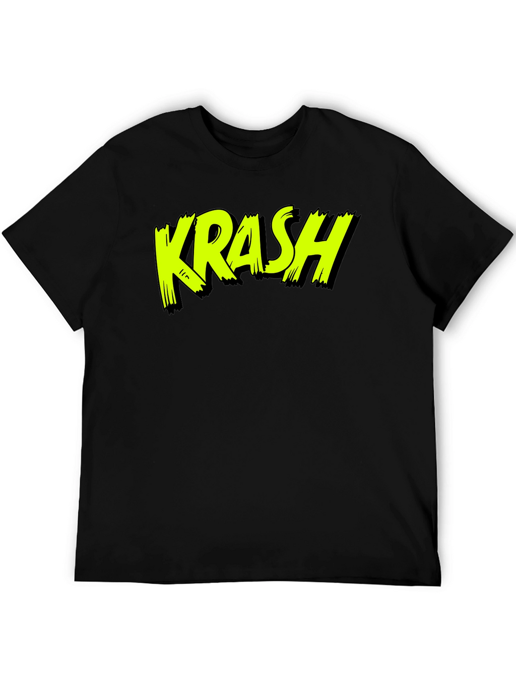 Krash Graphic Tee - Bold Neon Style