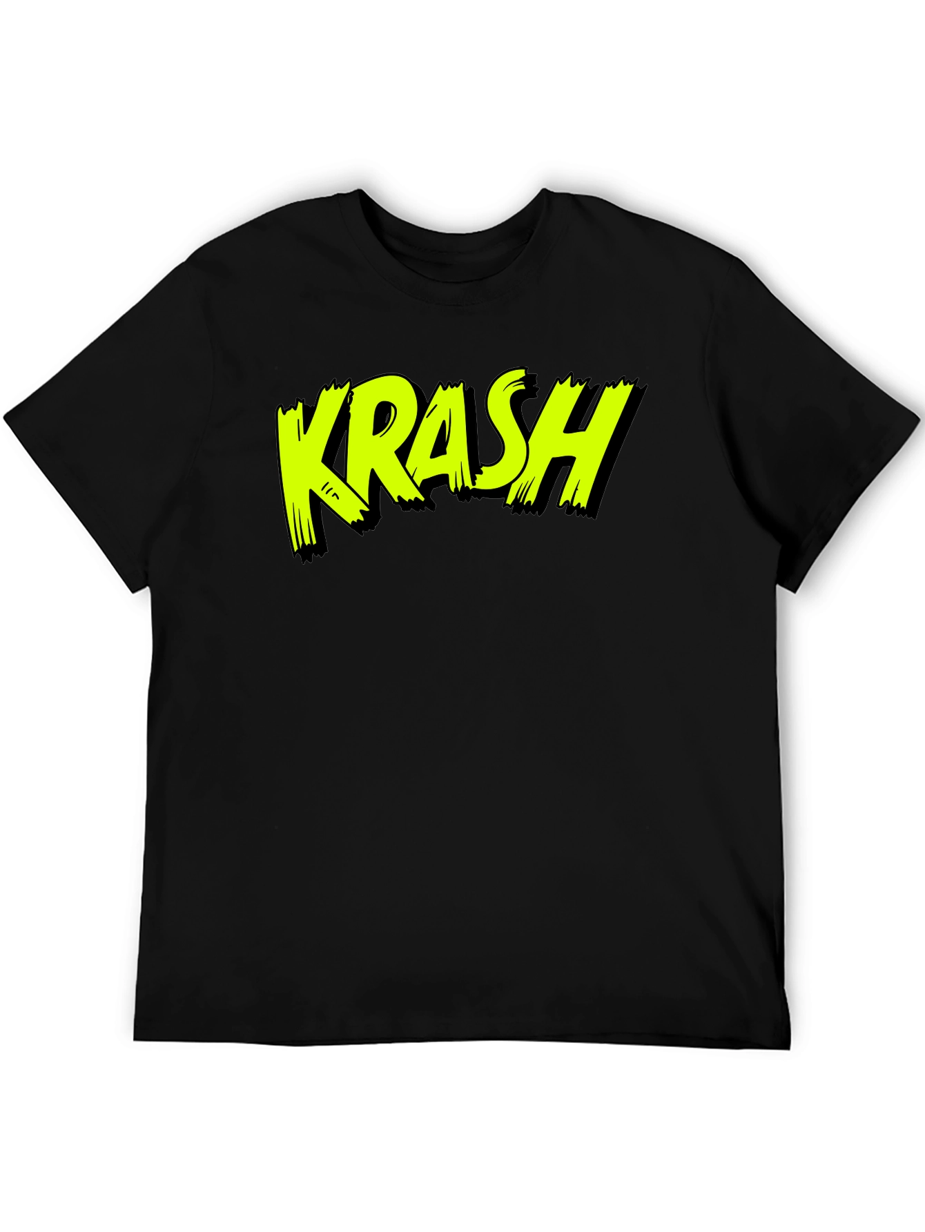 Krash Graphic Tee - Bold Neon Style