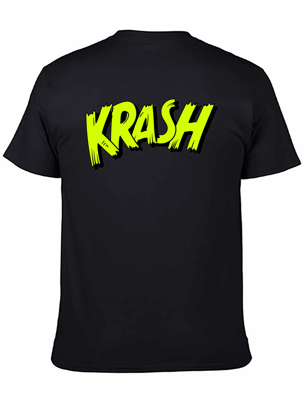 Krash Graphic Tee - Bold Neon Style