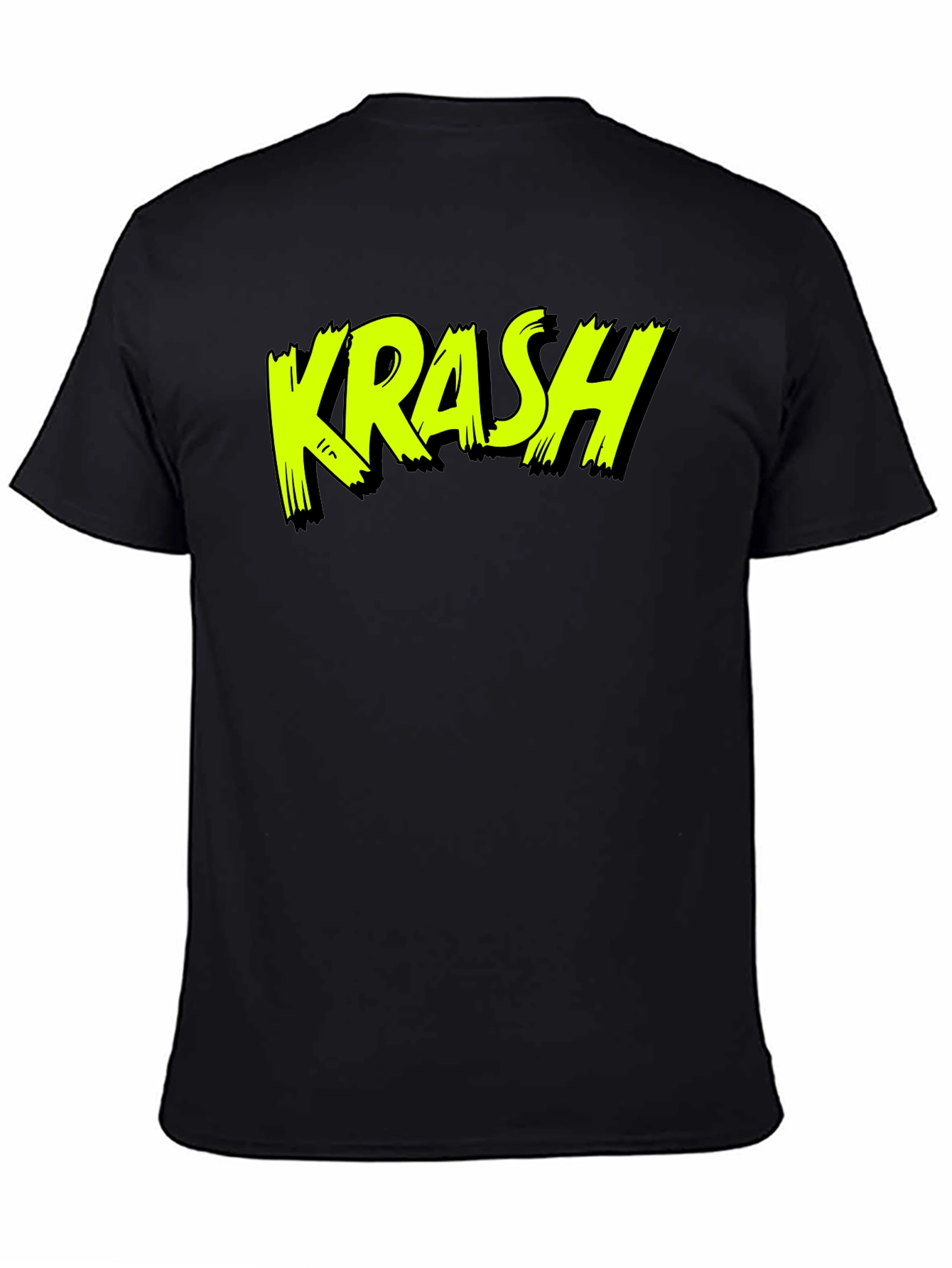 Krash Graphic Tee - Bold Neon Style