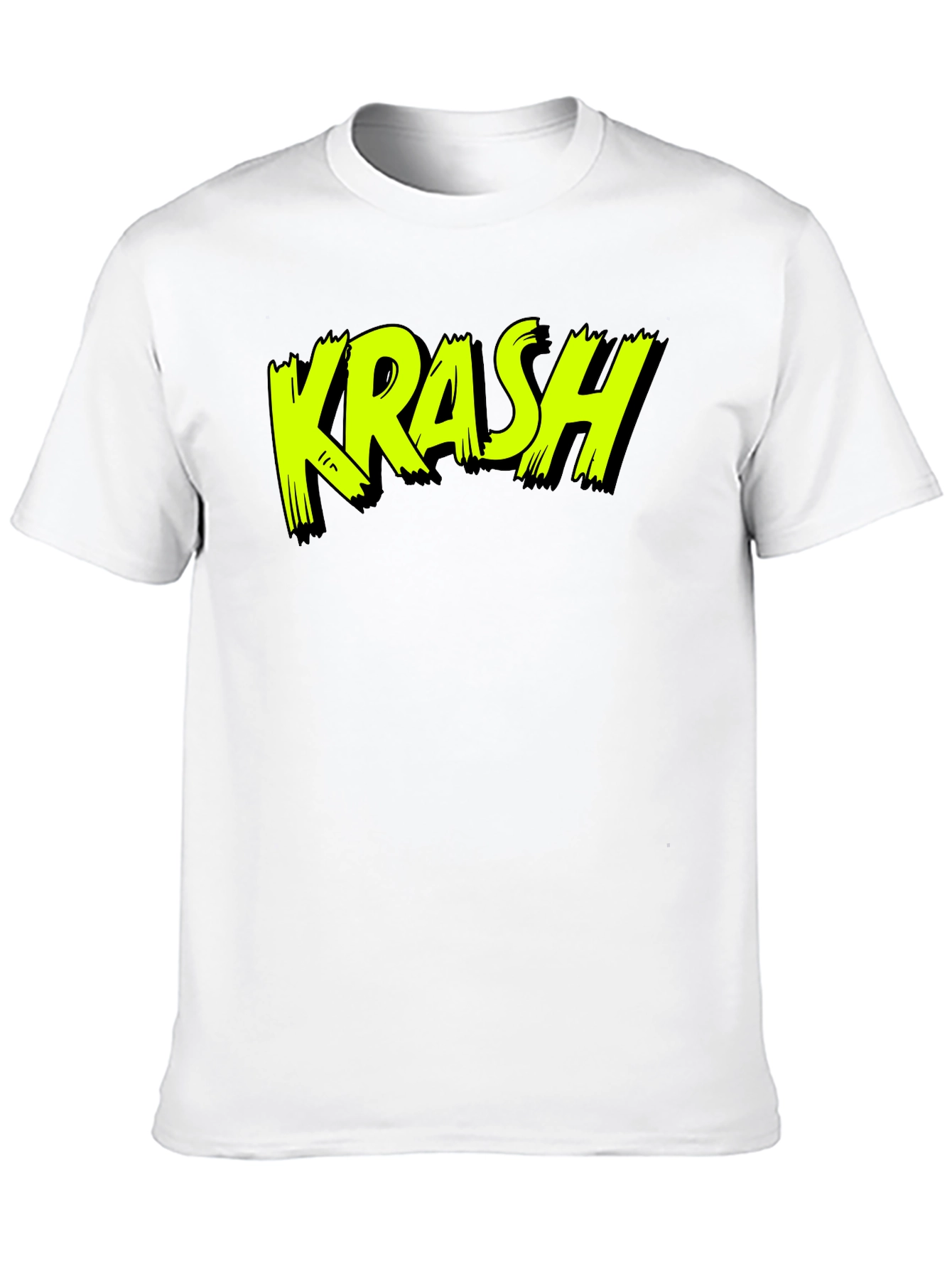 Krash Graphic Tee - Bold Neon Style