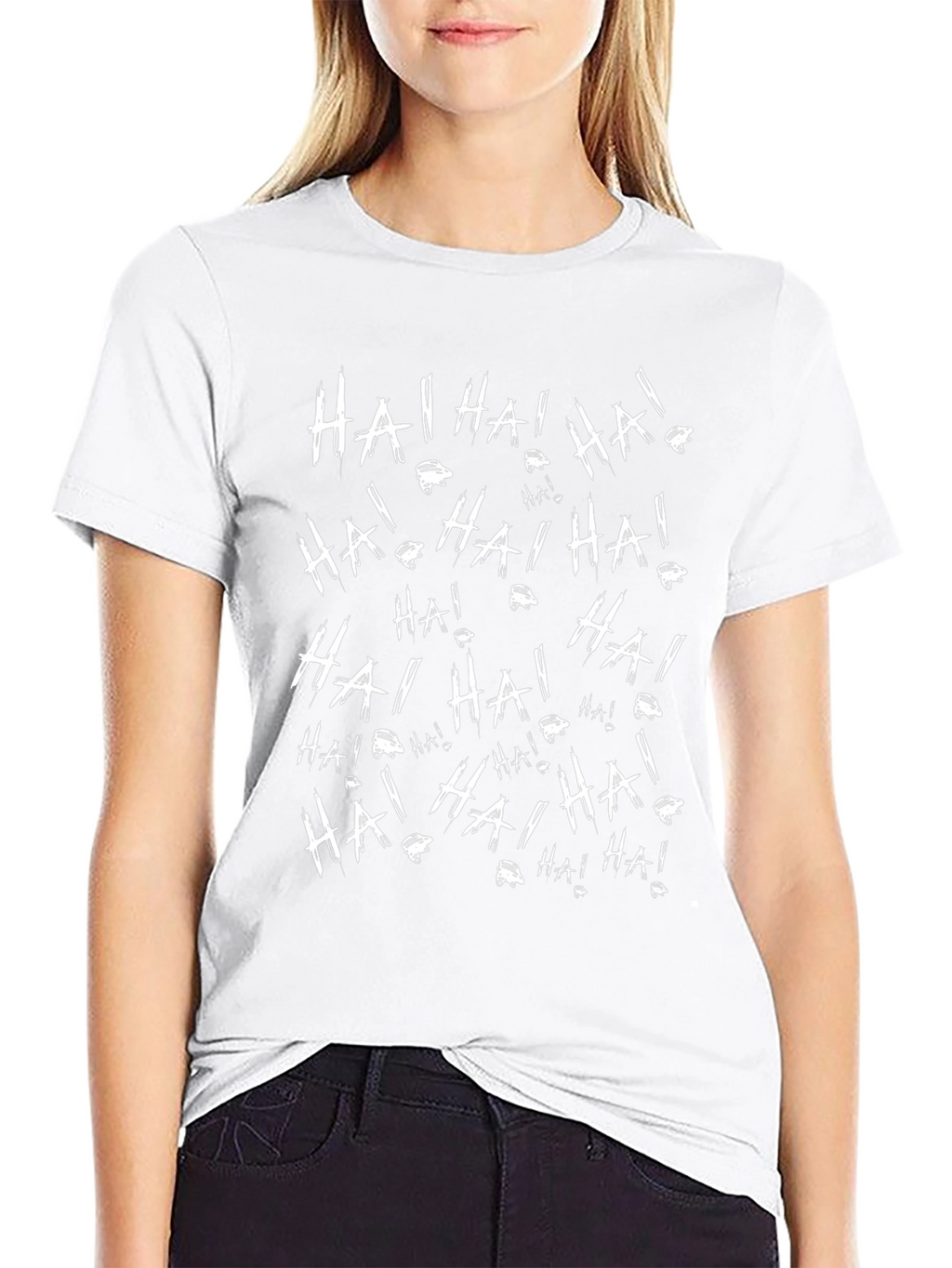 Joker HA! HA! Graphic Print Black T-Shirt