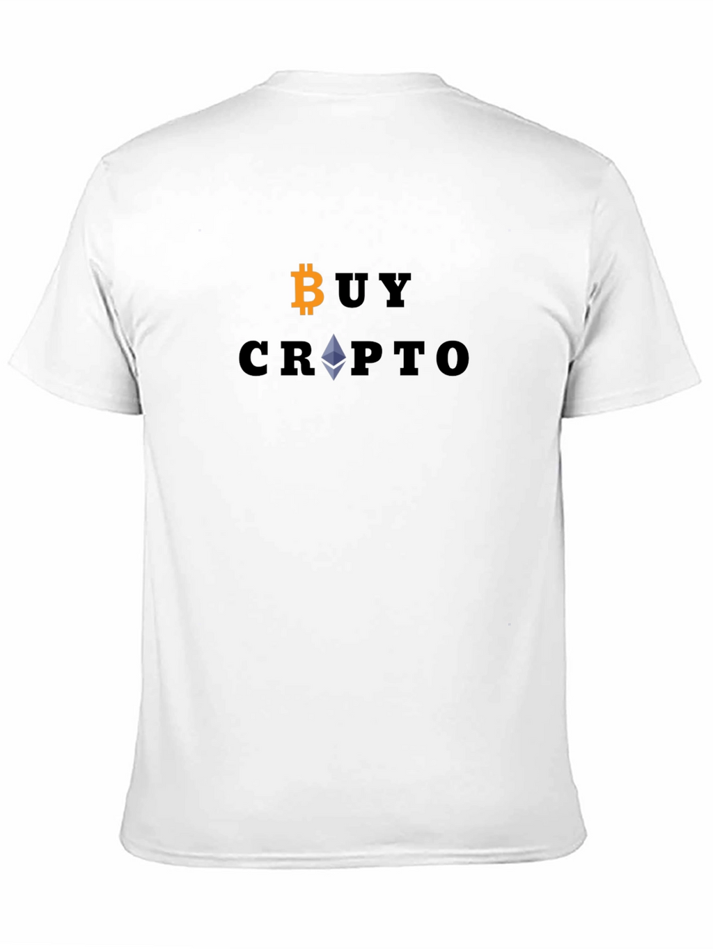 Buy Crypto Bitcoin Ethereum Black T-Shirt