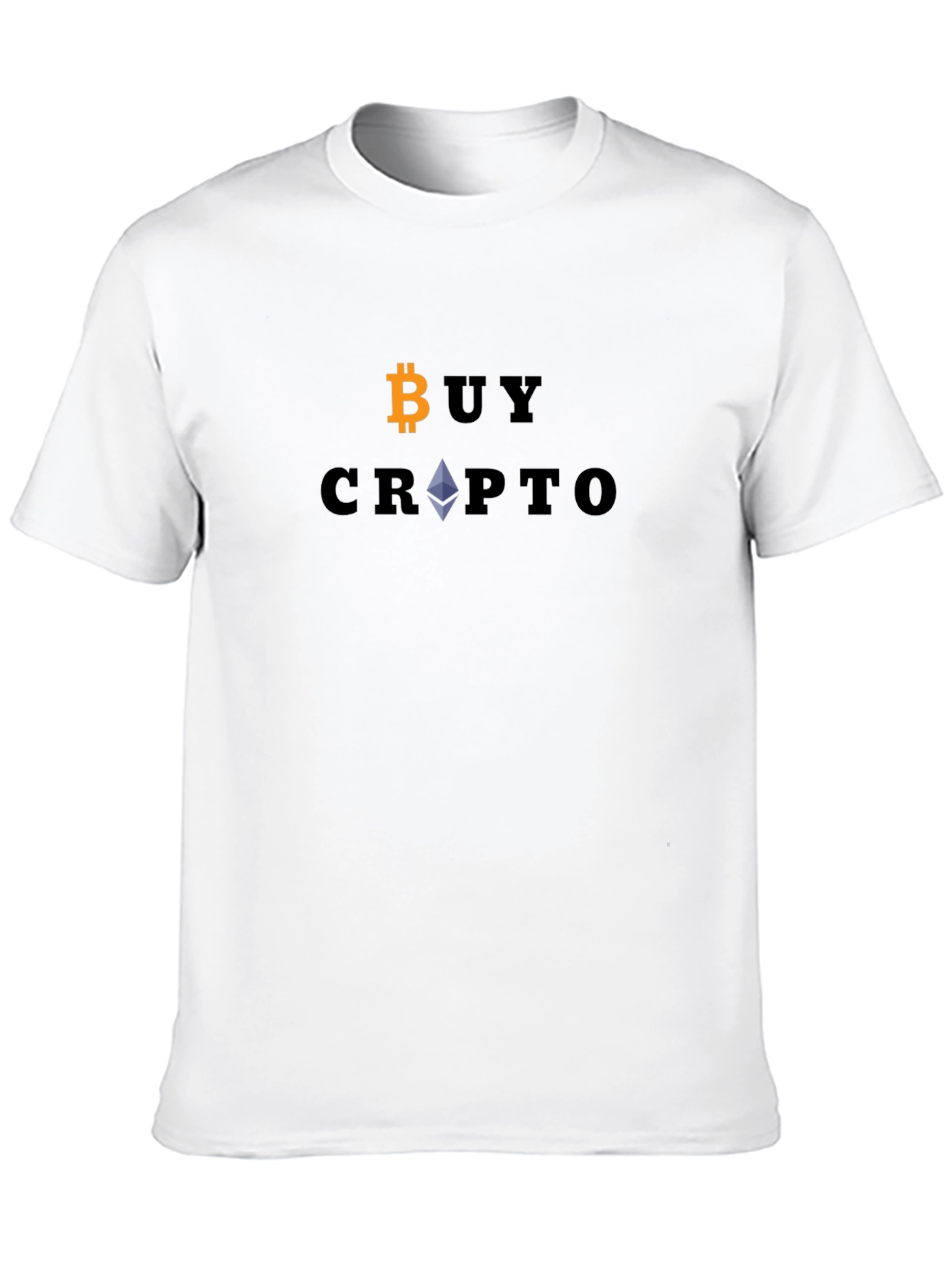Buy Crypto Bitcoin Ethereum Black T-Shirt