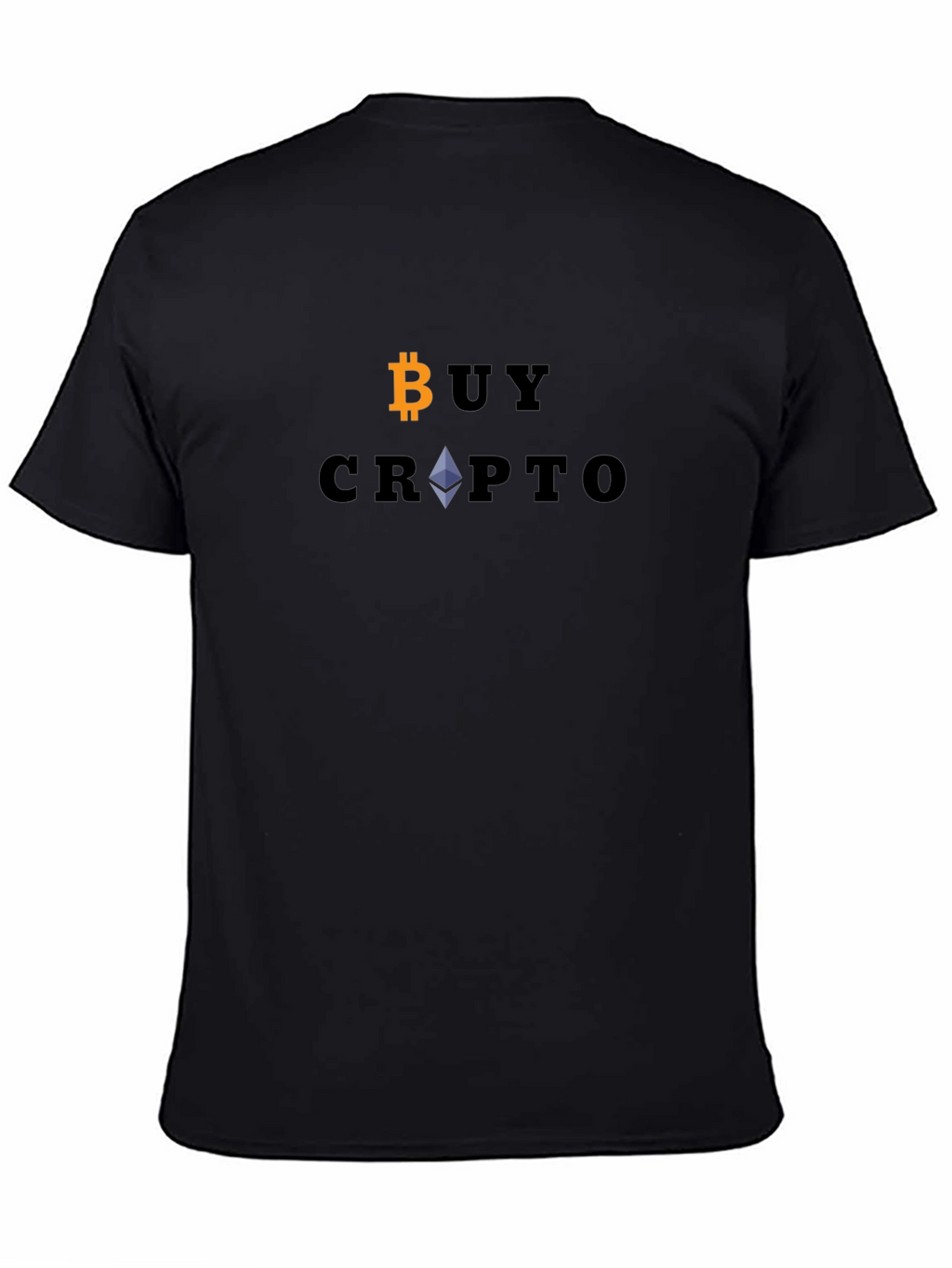 Buy Crypto Bitcoin Ethereum Black T-Shirt