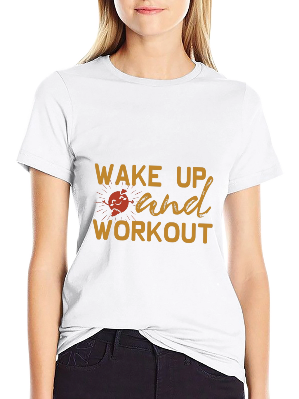 Wake Up And Workout Graphic T-Shirt