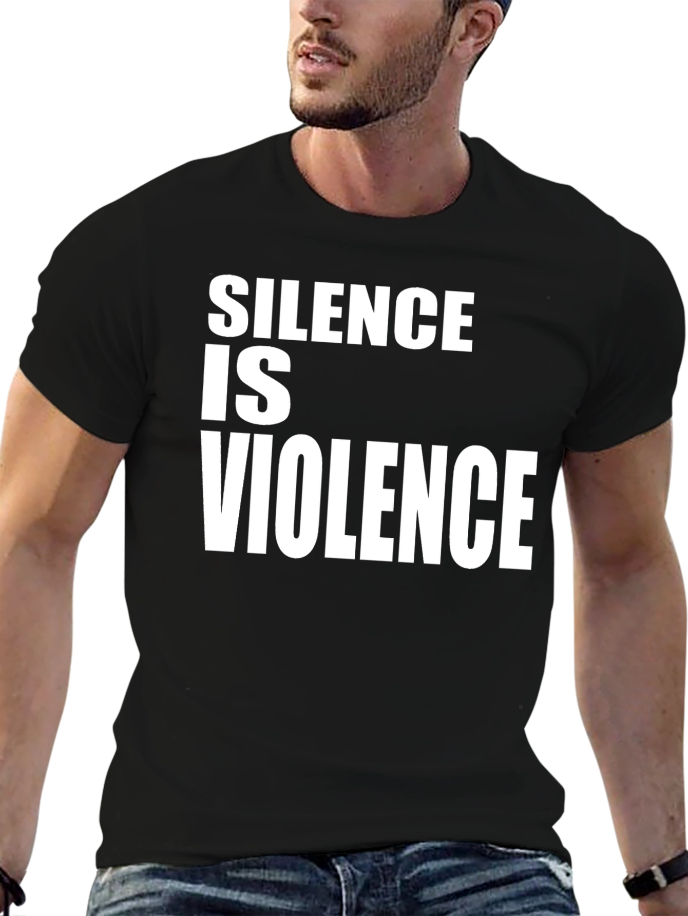 Silence Is Violence Statement Graphic Tee