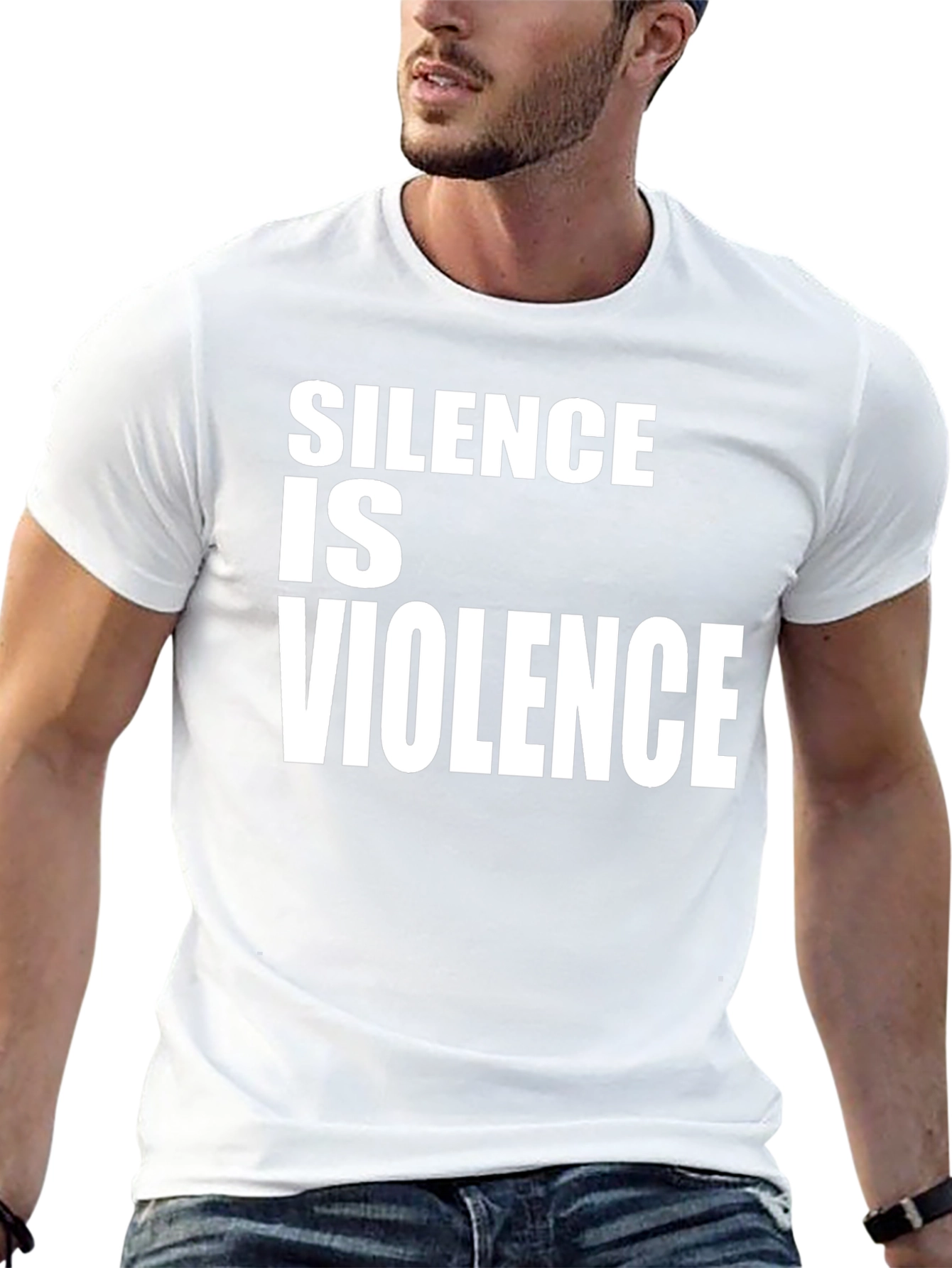 Silence Is Violence Statement Graphic Tee