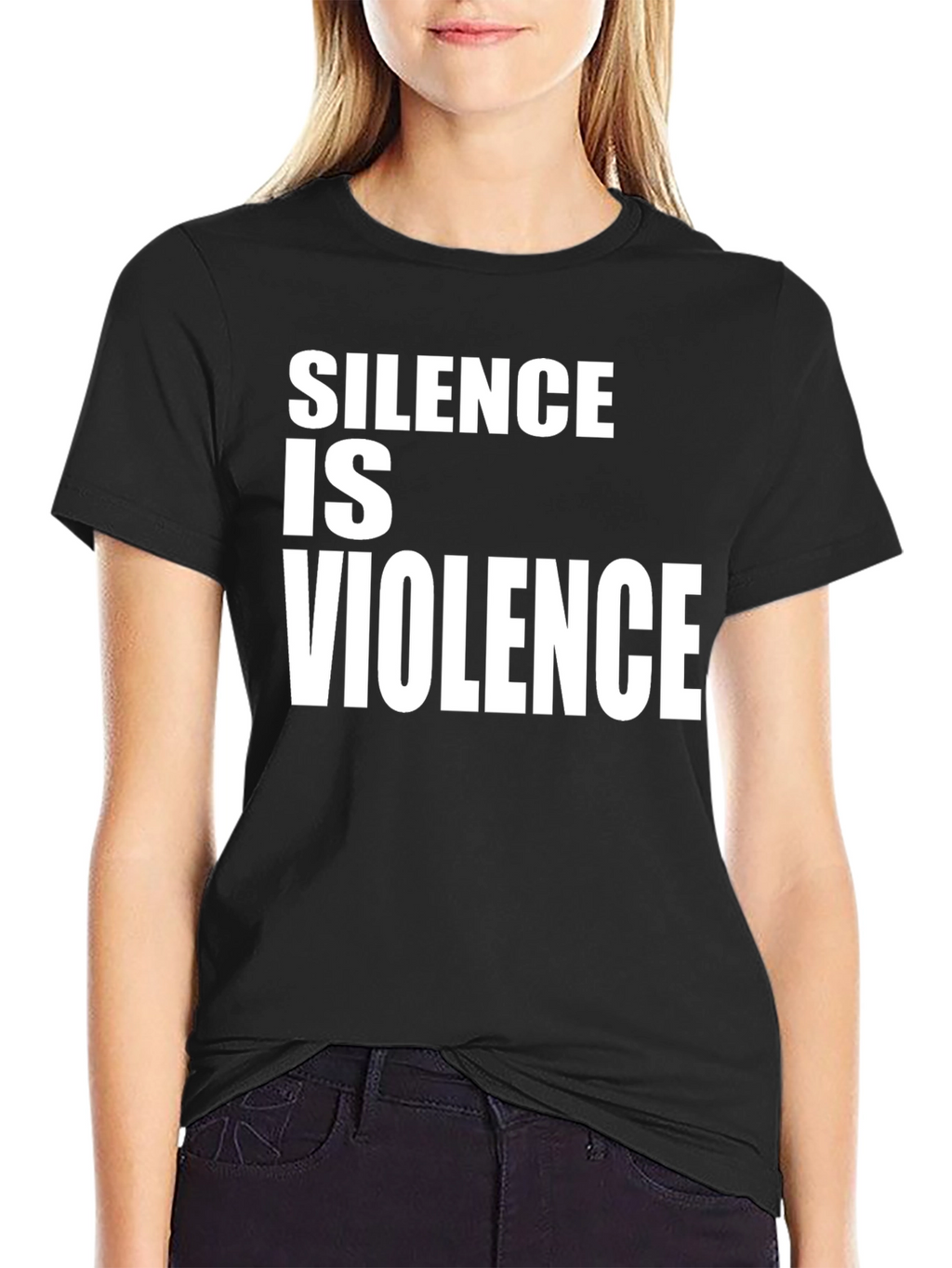 Silence Is Violence Statement Graphic Tee