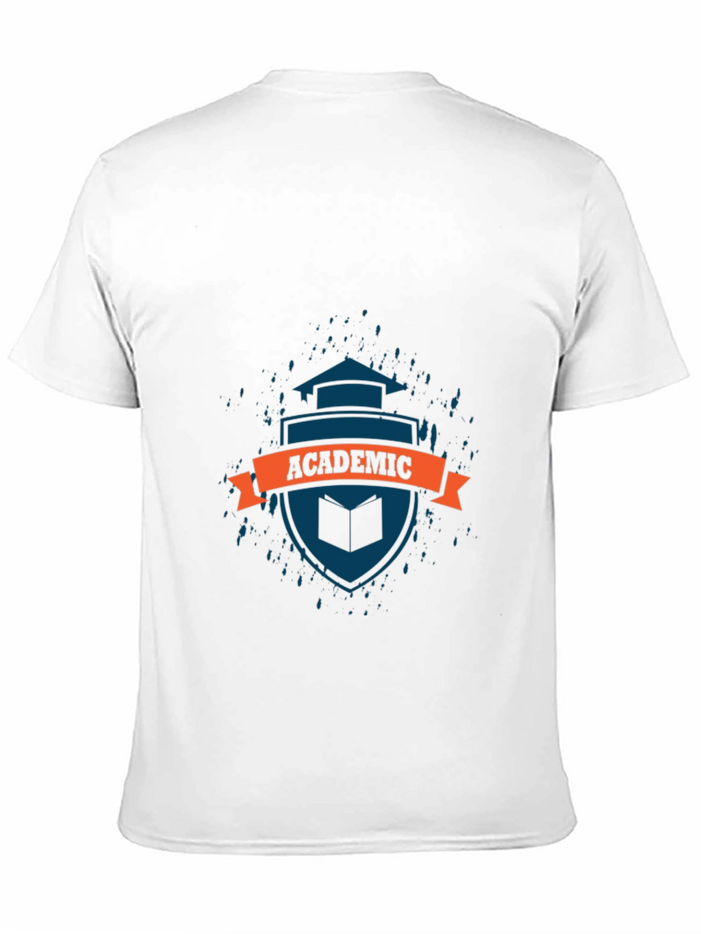 Academic Shield Graphic Tee - Soft Cotton Comfort