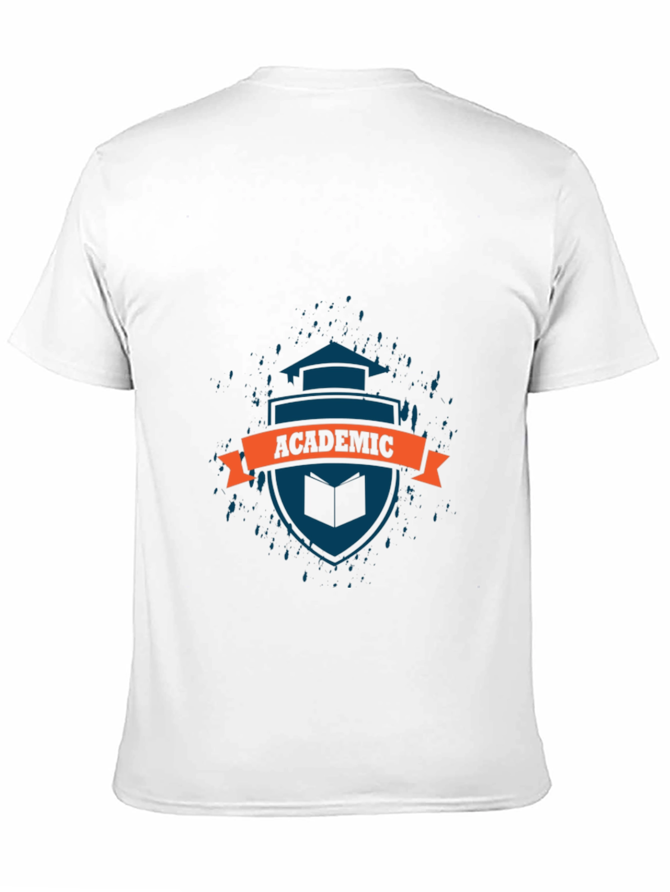 Academic Shield Graphic Tee - Soft Cotton Comfort