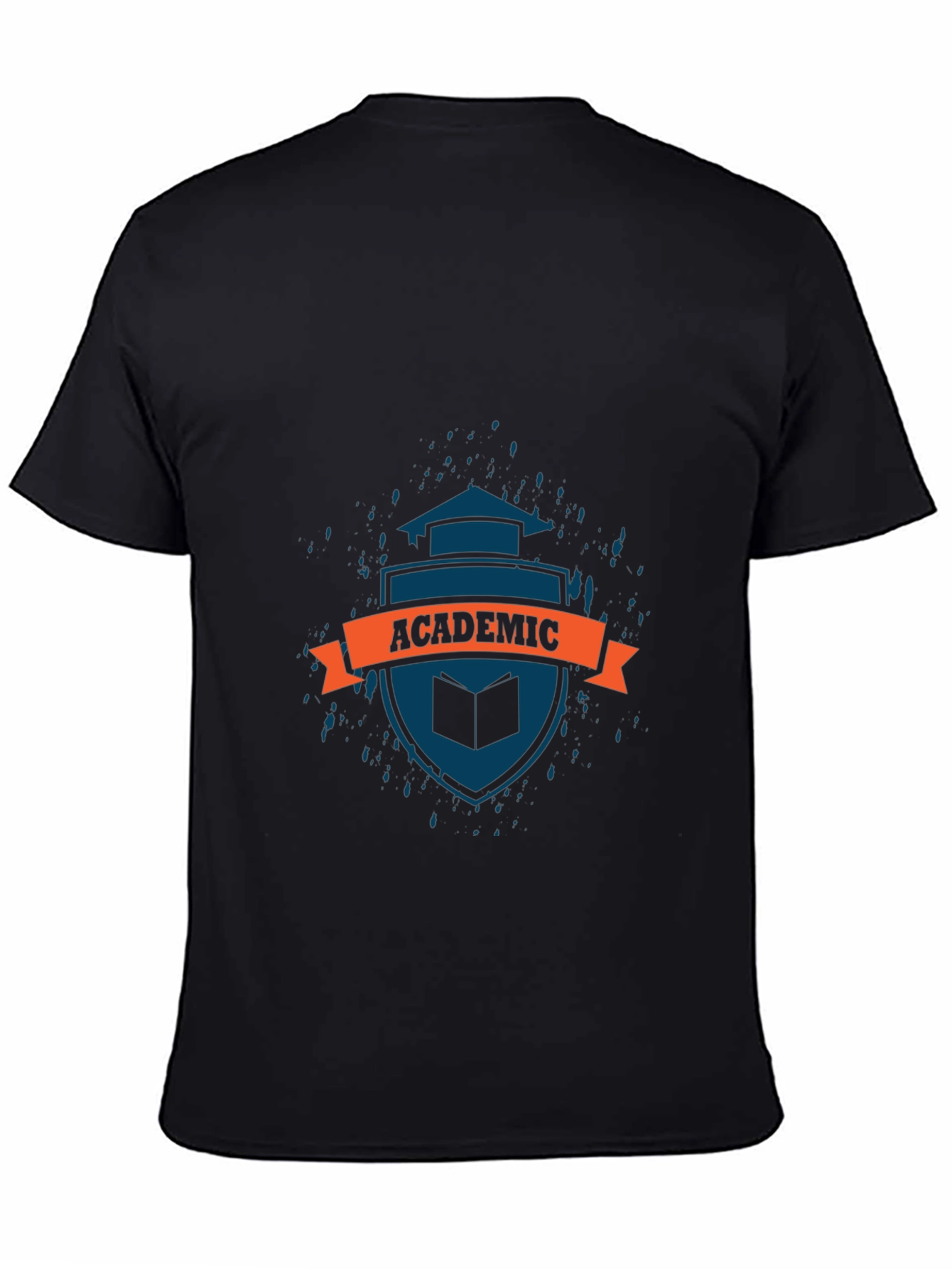 Academic Shield Graphic Tee - Soft Cotton Comfort