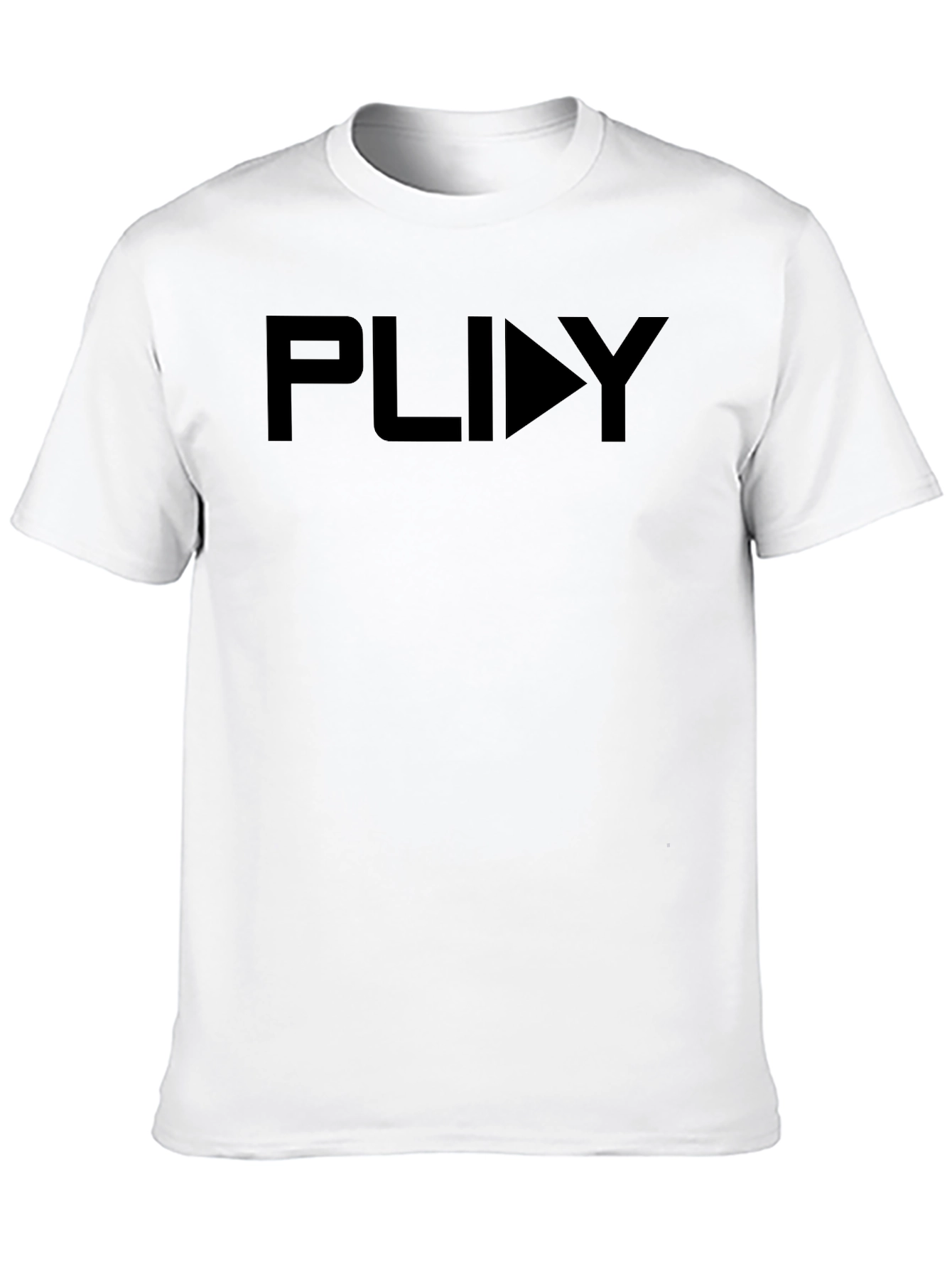 Mens Black PLAY Graphic Tee