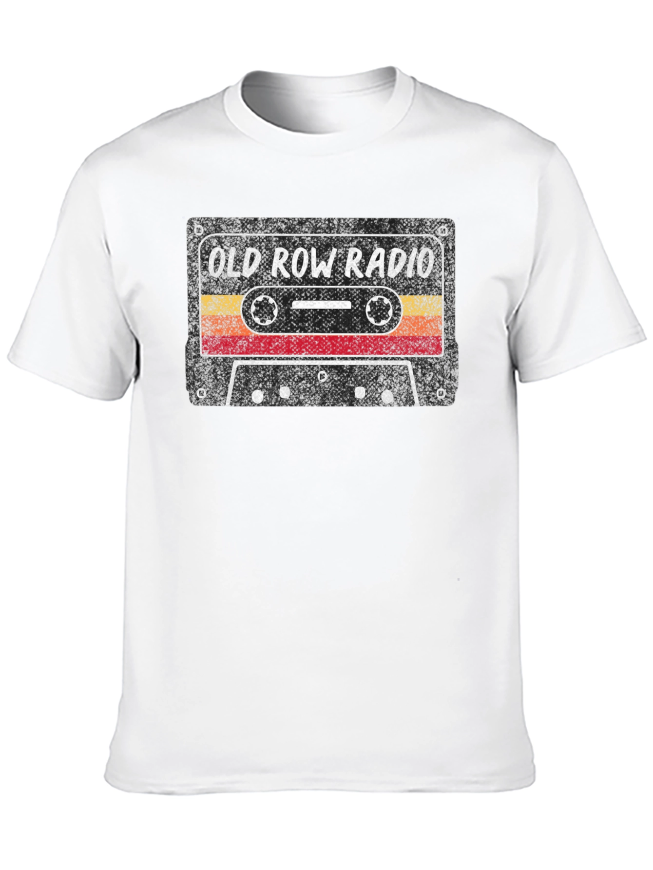 Vintage Old Row Radio Cassette Graphic T-Shirt