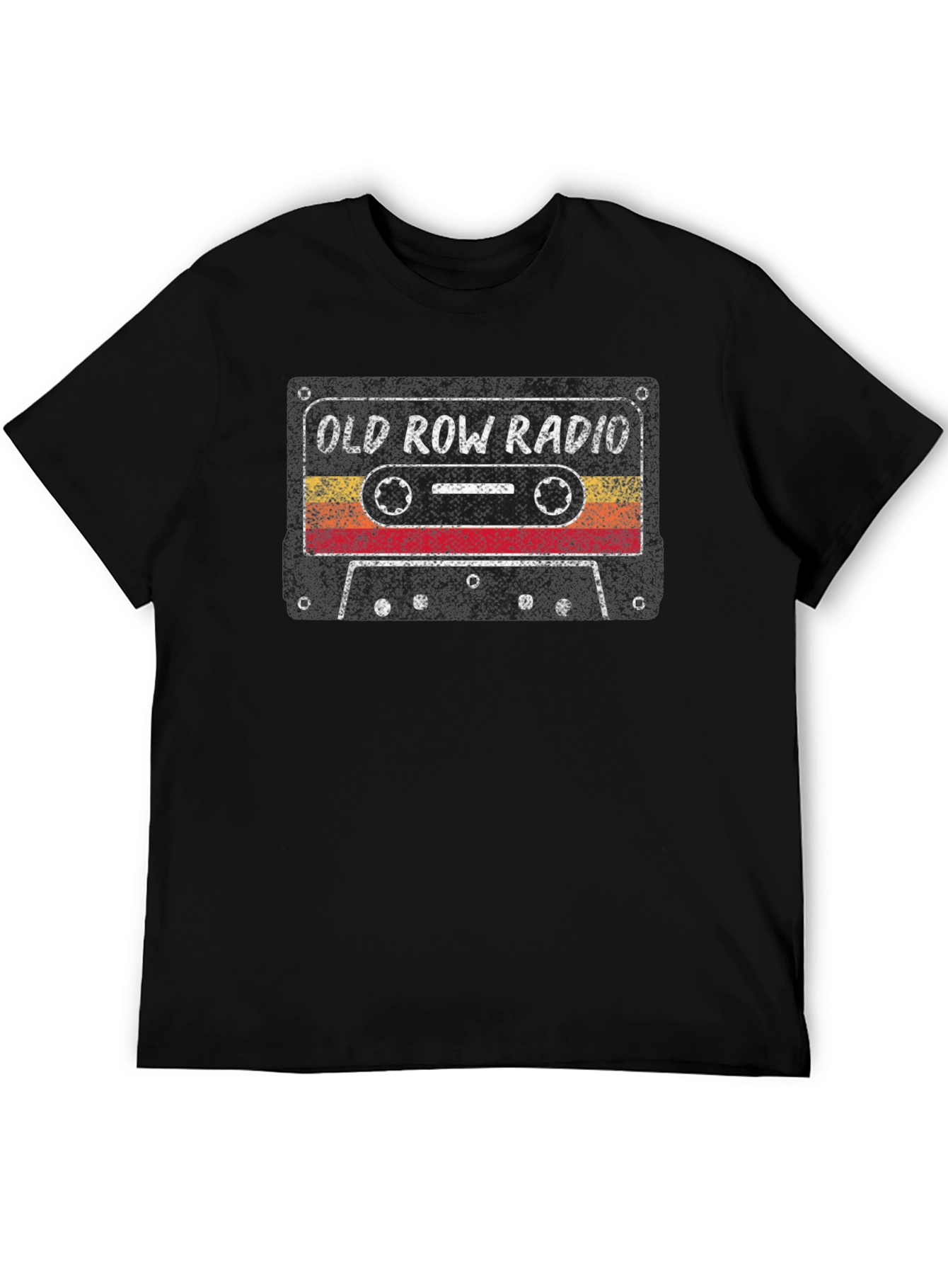 Vintage Old Row Radio Cassette Graphic T-Shirt