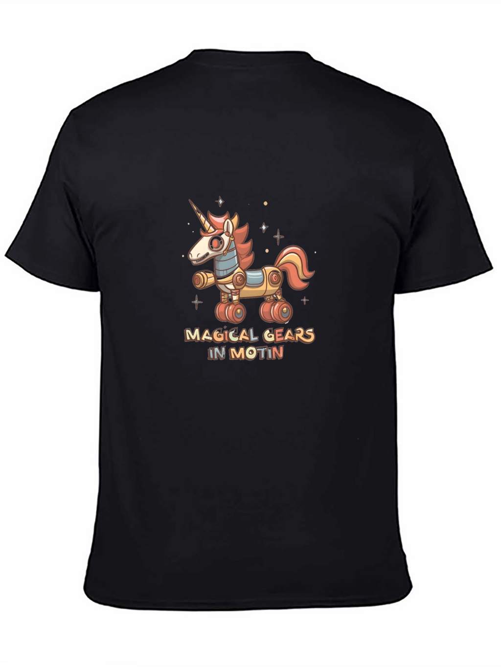 Magical Gears in Motion Unicorn T-Shirt