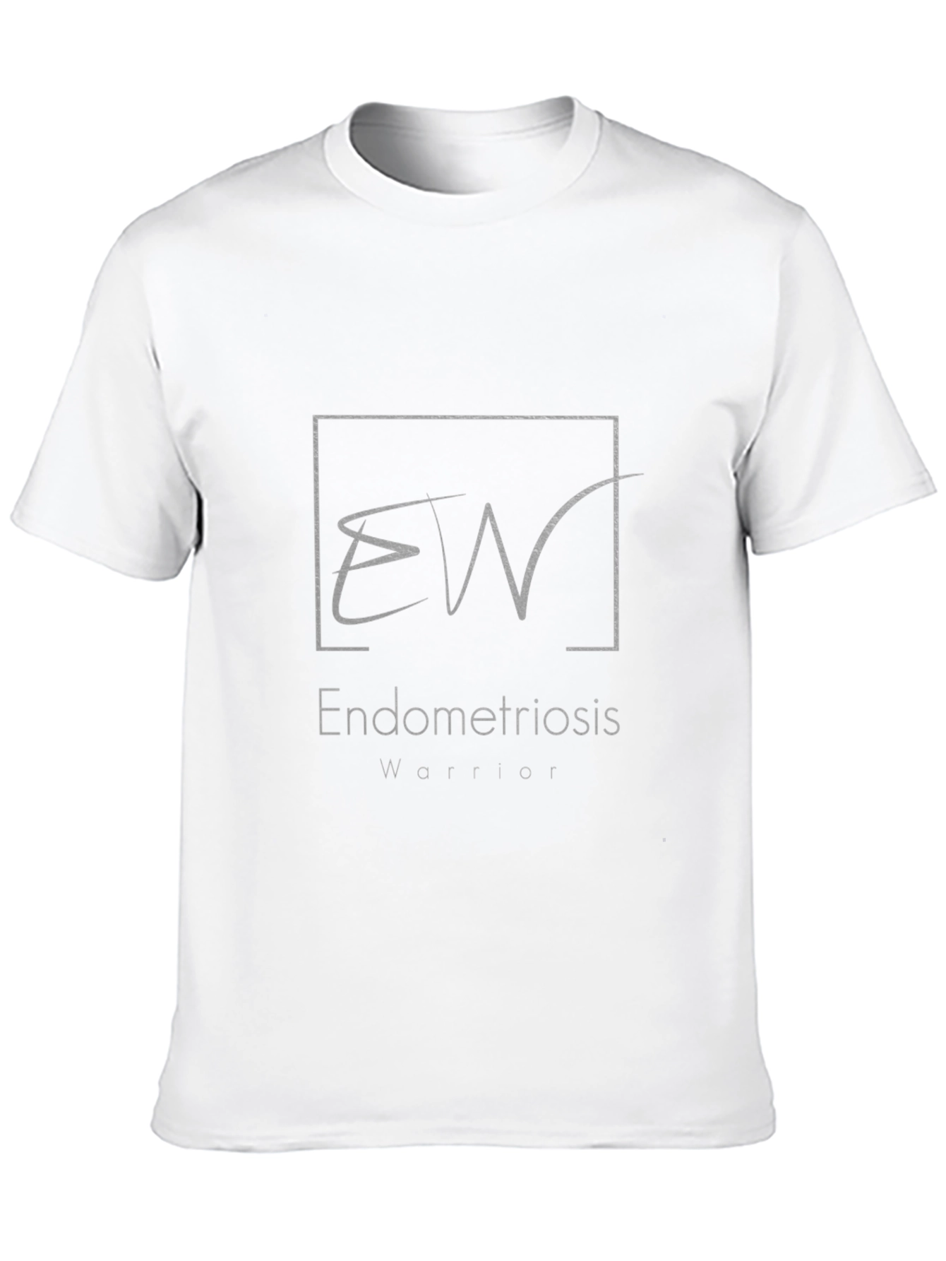Endometriosis Warrior T-Shirt - Black Cotton Tee