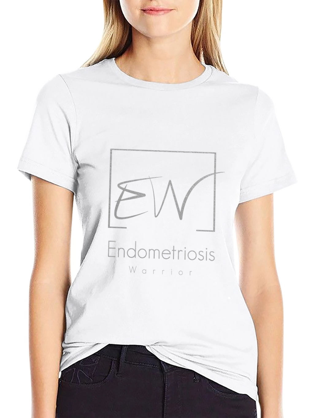 Endometriosis Warrior T-Shirt - Black Cotton Tee