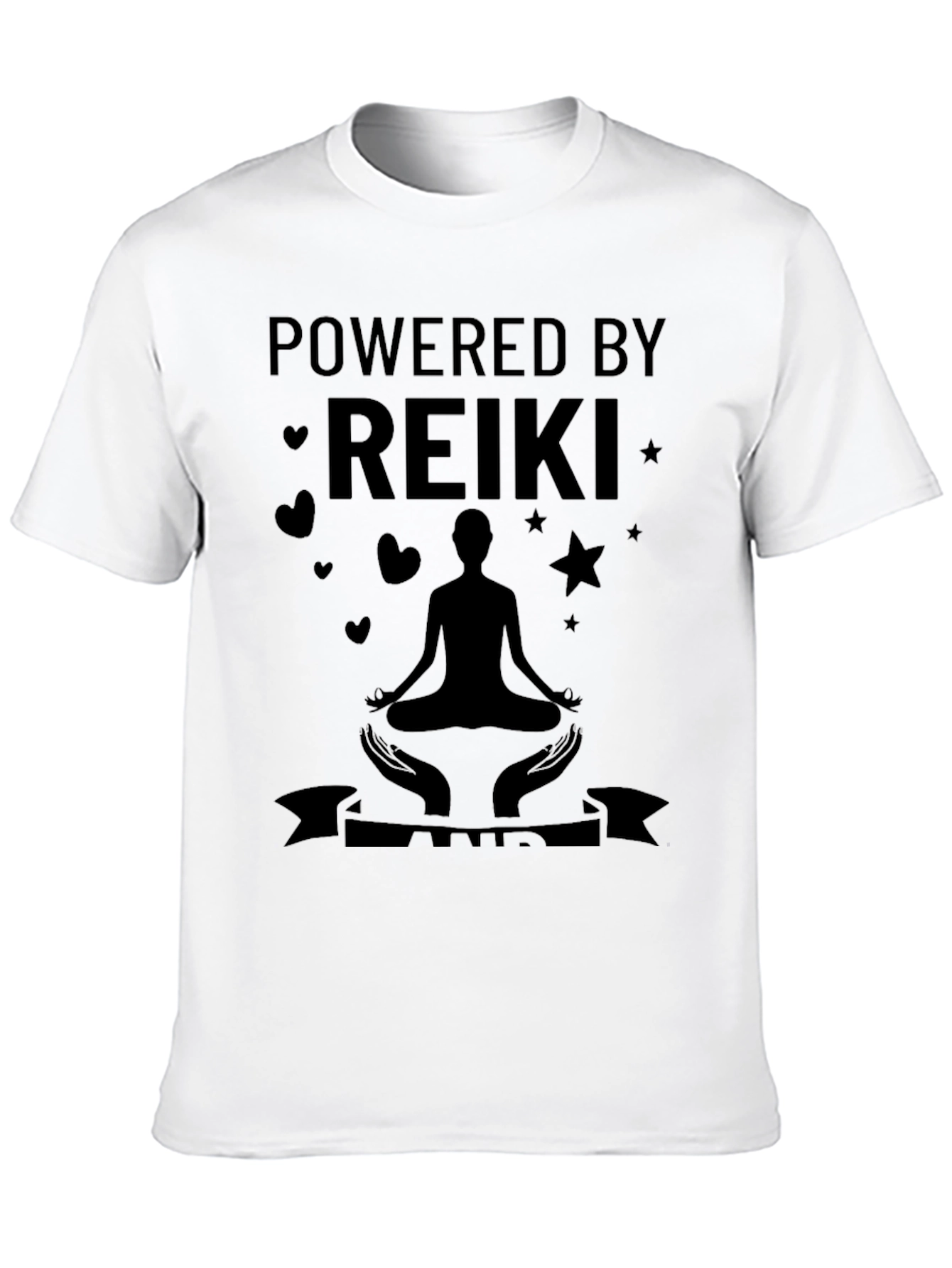Powered by Reiki T-Shirt - Meditate in Style