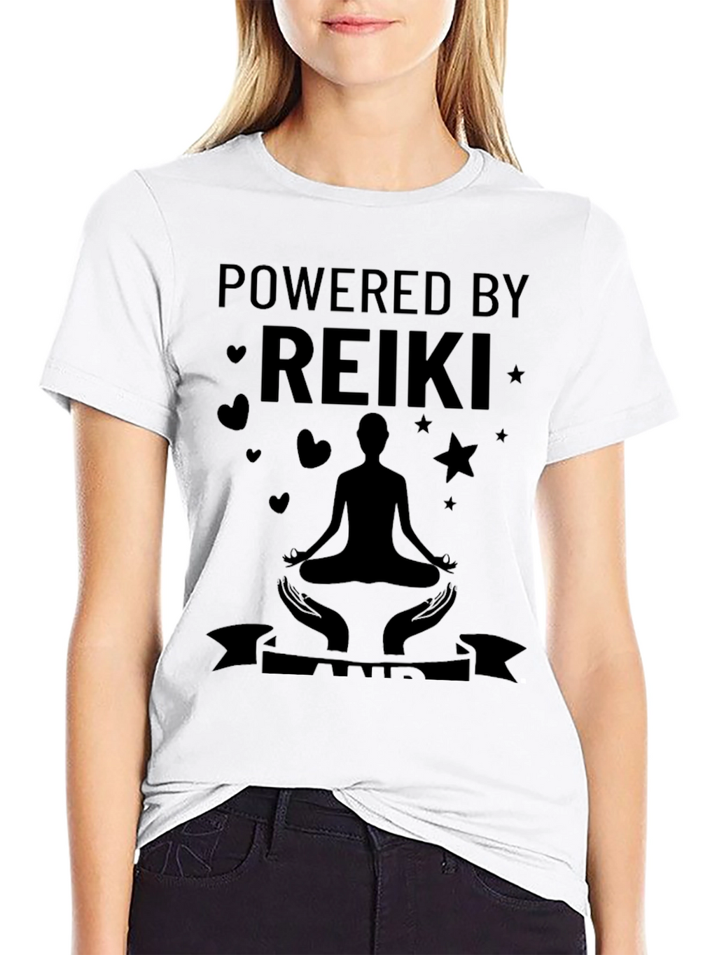 Powered by Reiki T-Shirt - Meditate in Style