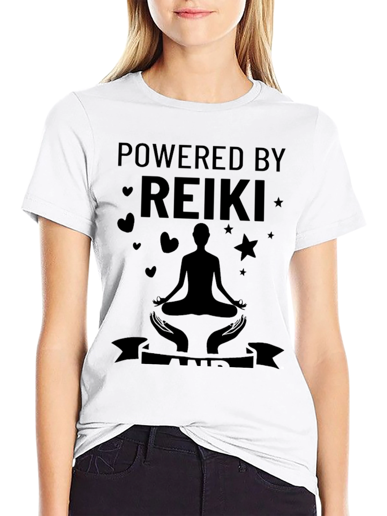 Powered by Reiki T-Shirt - Meditate in Style