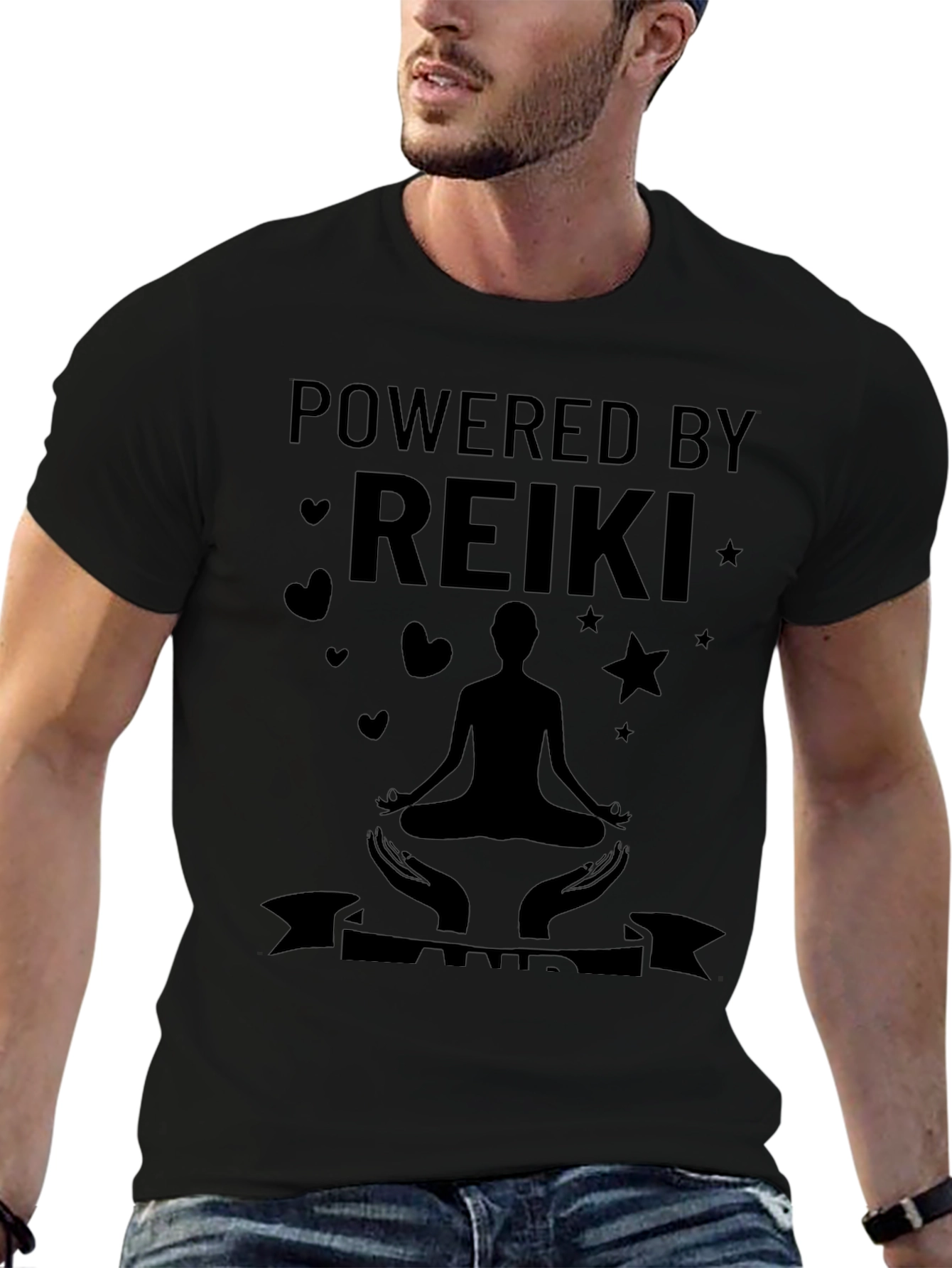 Powered by Reiki T-Shirt - Meditate in Style